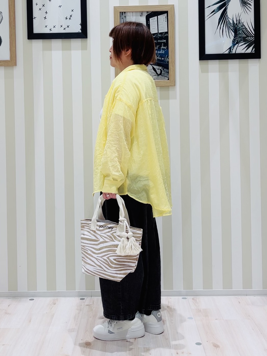 ma_miさんの「SHOO･LA･RUE｜【体型カバー】ふんわり質感 やわらかこなれシアーシャツ」を使ったコーディネート