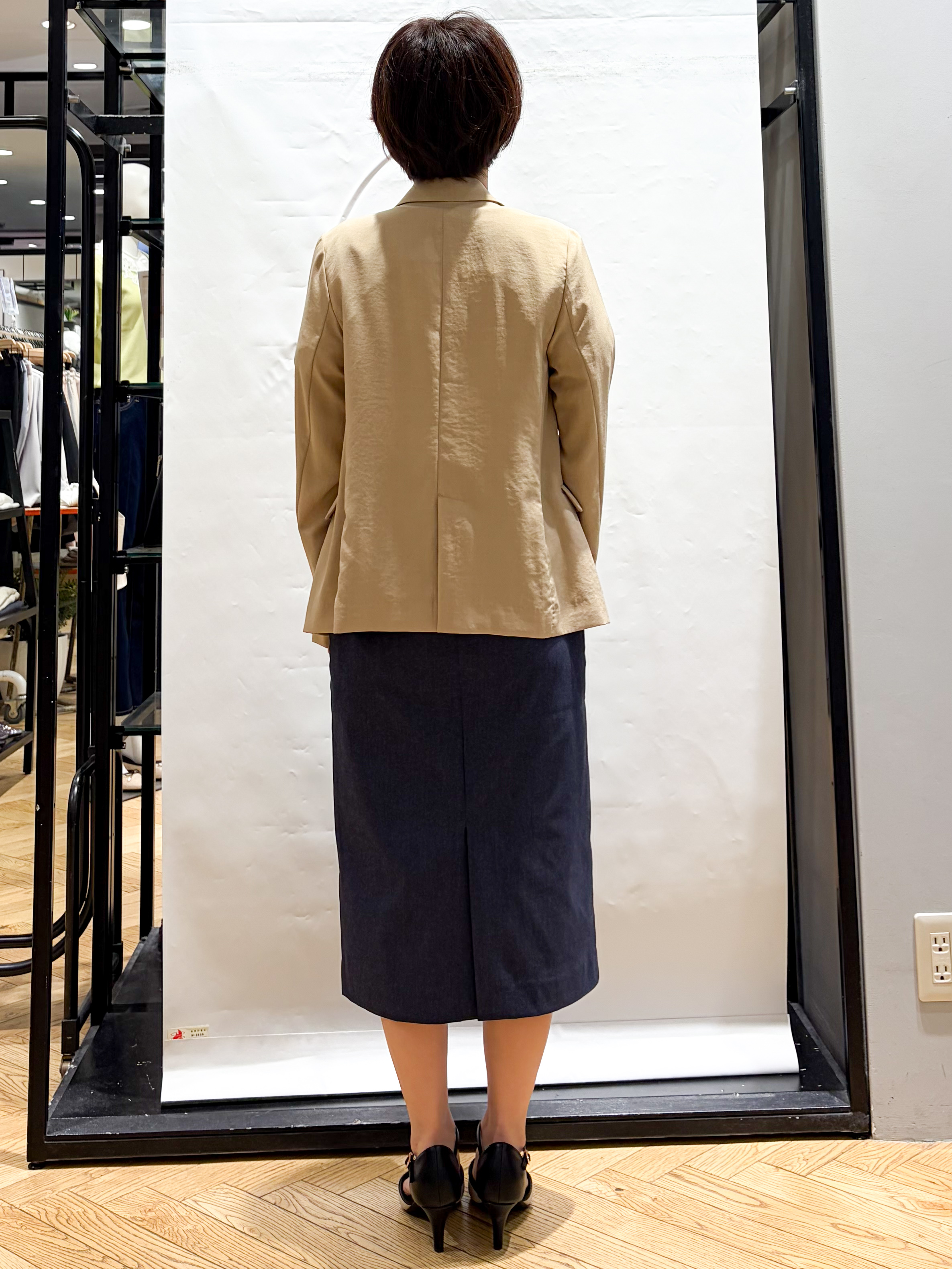 グッチさんの「index｜《再入荷》ダブルブレストテーラードジャケット【接触冷感／吸水速乾／イージーアイロン／防シワ／洗濯機O」を使ったコーディネート