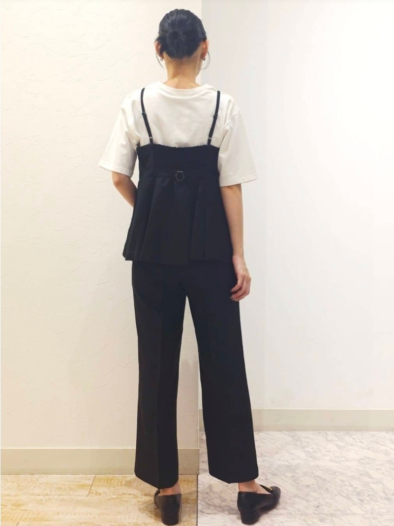 ケイさんの「grove｜【カセット服】リネンライク ペプラムビスチェ」を使ったコーディネート