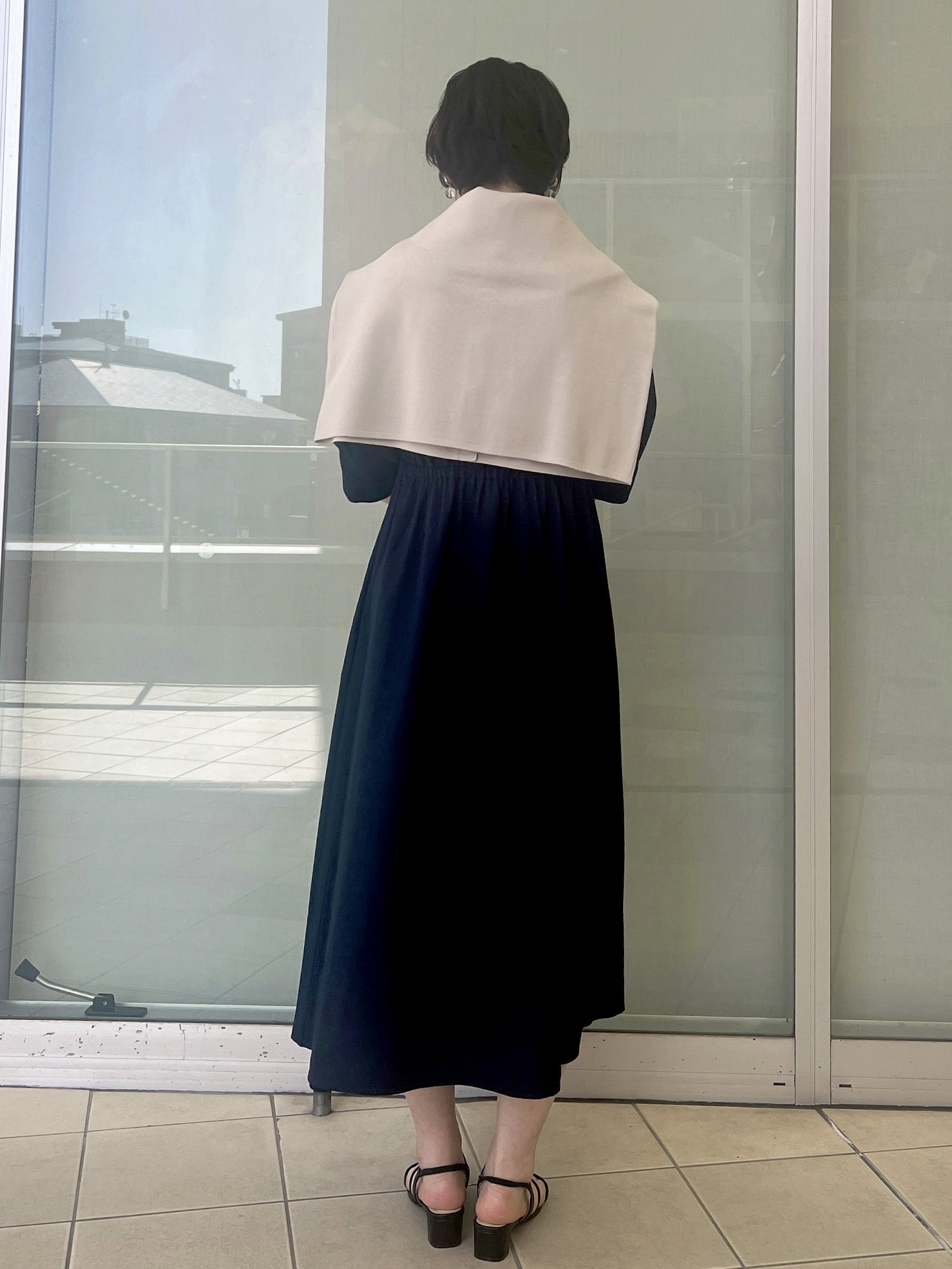 yo-koさんの「OPAQUE.CLIP｜スナップボタンニットカーディガン【洗濯機OK／抗ピル】」を使ったコーディネート