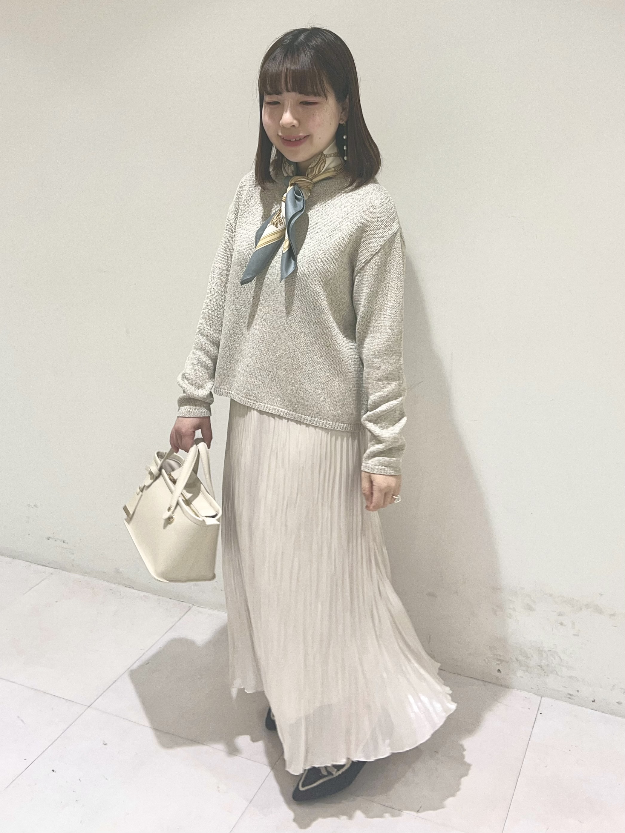 Mitsukiさんの「UNTITLED｜◆【洗える/光沢感】ファンシーヤーンニット」を使ったコーディネート