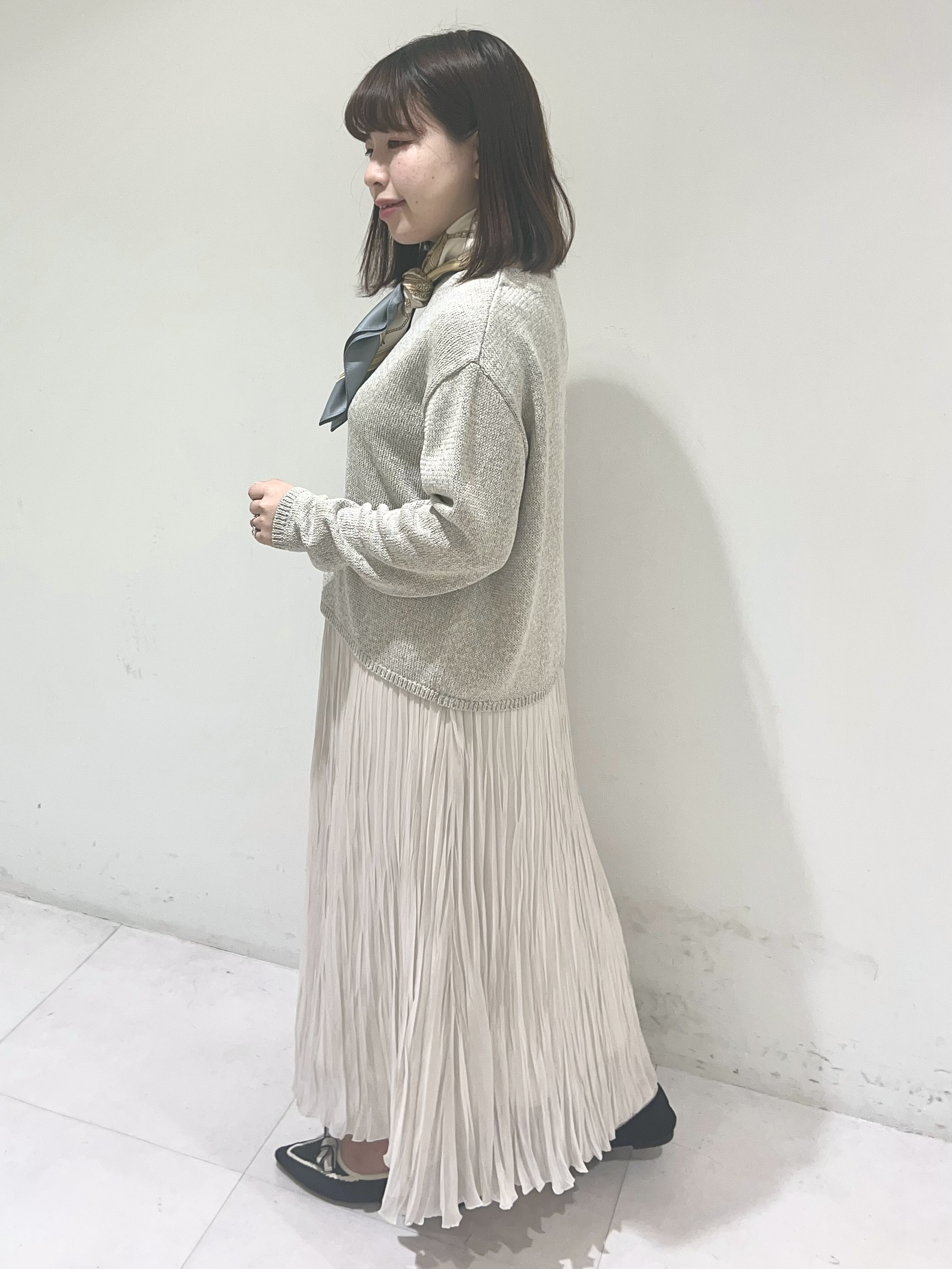 Mitsukiさんの「UNTITLED｜◆【洗える/光沢感】ファンシーヤーンニット」を使ったコーディネート