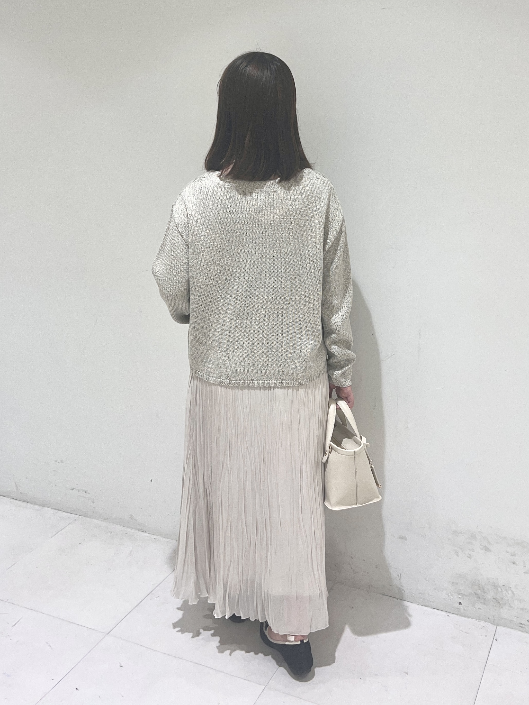 Mitsukiさんの「UNTITLED｜◆【洗える/光沢感】ファンシーヤーンニット」を使ったコーディネート