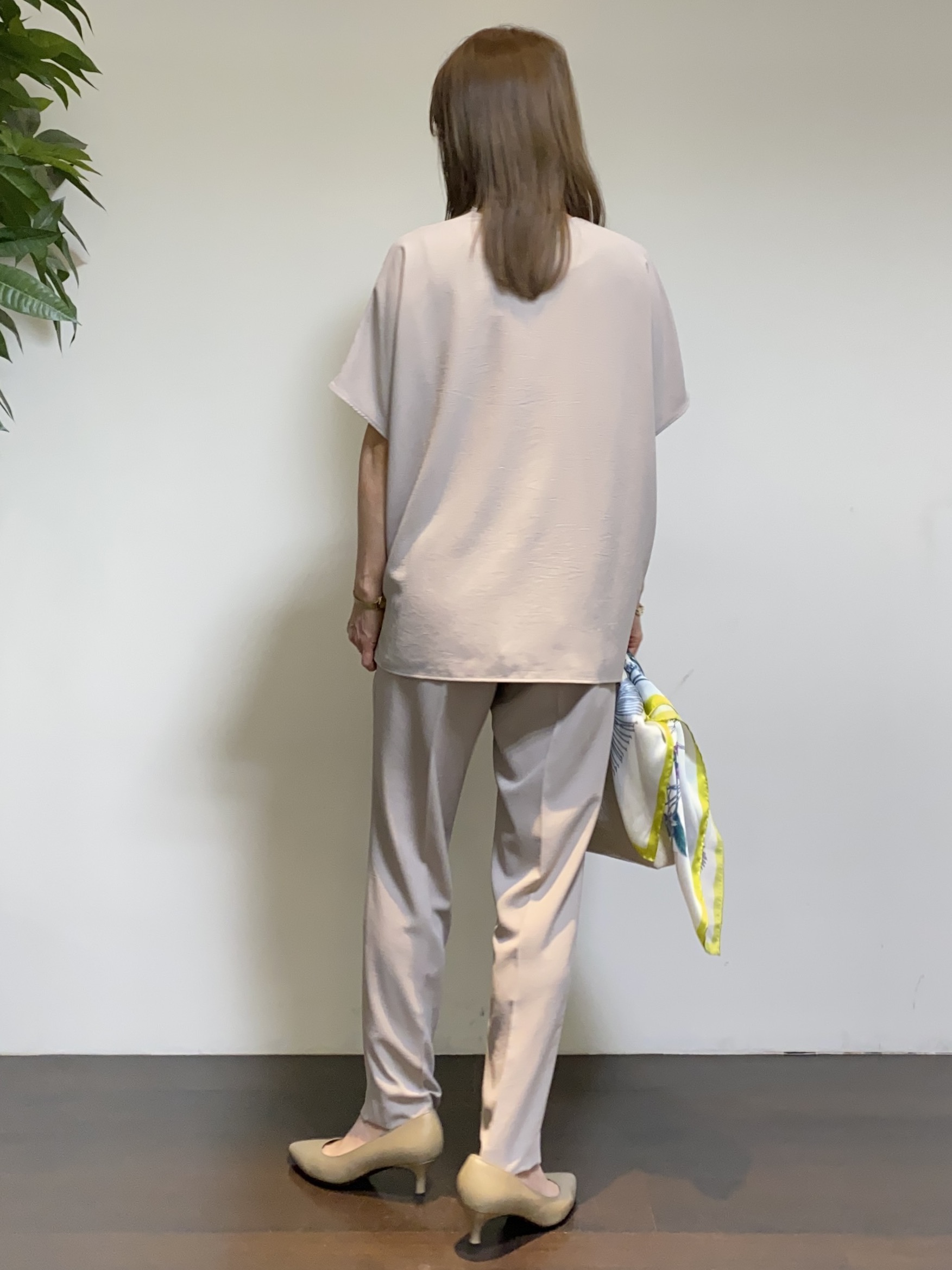 tomoさんの「UNTITLED｜【接触冷感/UVカット/遮熱機能】フライスジャージカーディガン」を使ったコーディネート