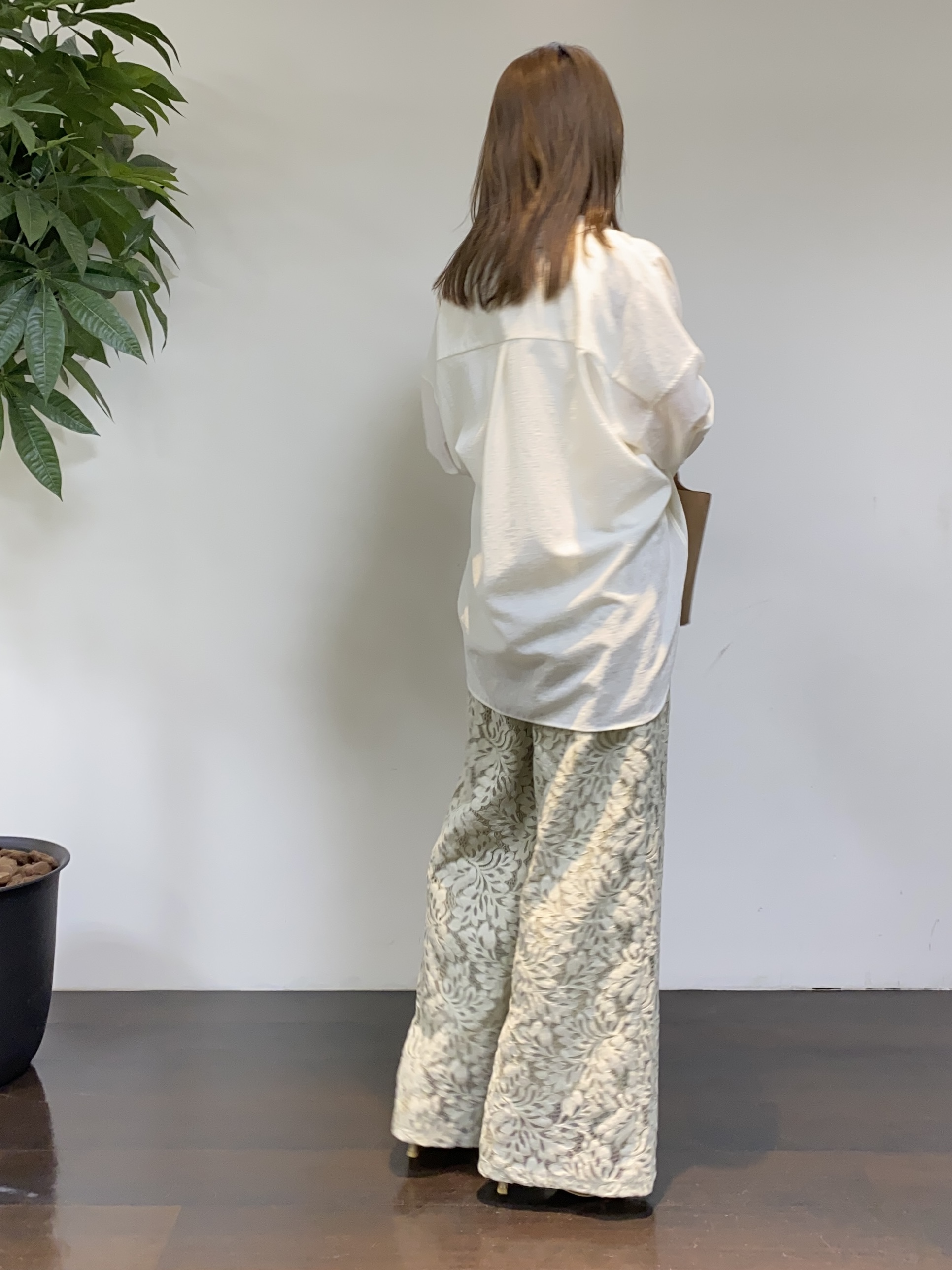 tomoさんの「UNTITLED｜◆【洗える/ストレッチ性】ダブルブレストジャケット」を使ったコーディネート