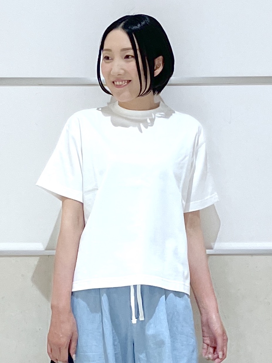 eriko さんの「Dessin｜【日本製】和歌山ローズペトールTシャツ」を使ったコーディネート