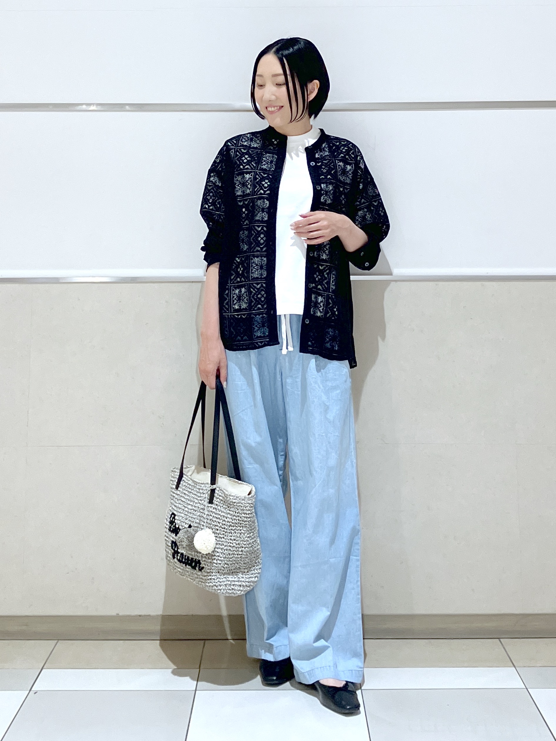 eriko さんの「Dessin｜【日本製】和歌山ローズペトールTシャツ」を使ったコーディネート