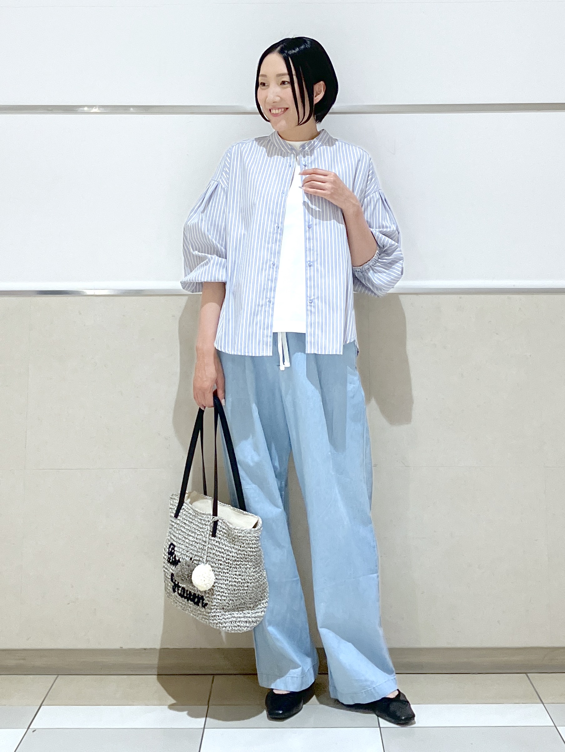 eriko さんの「Dessin｜【日本製】和歌山ローズペトールTシャツ」を使ったコーディネート