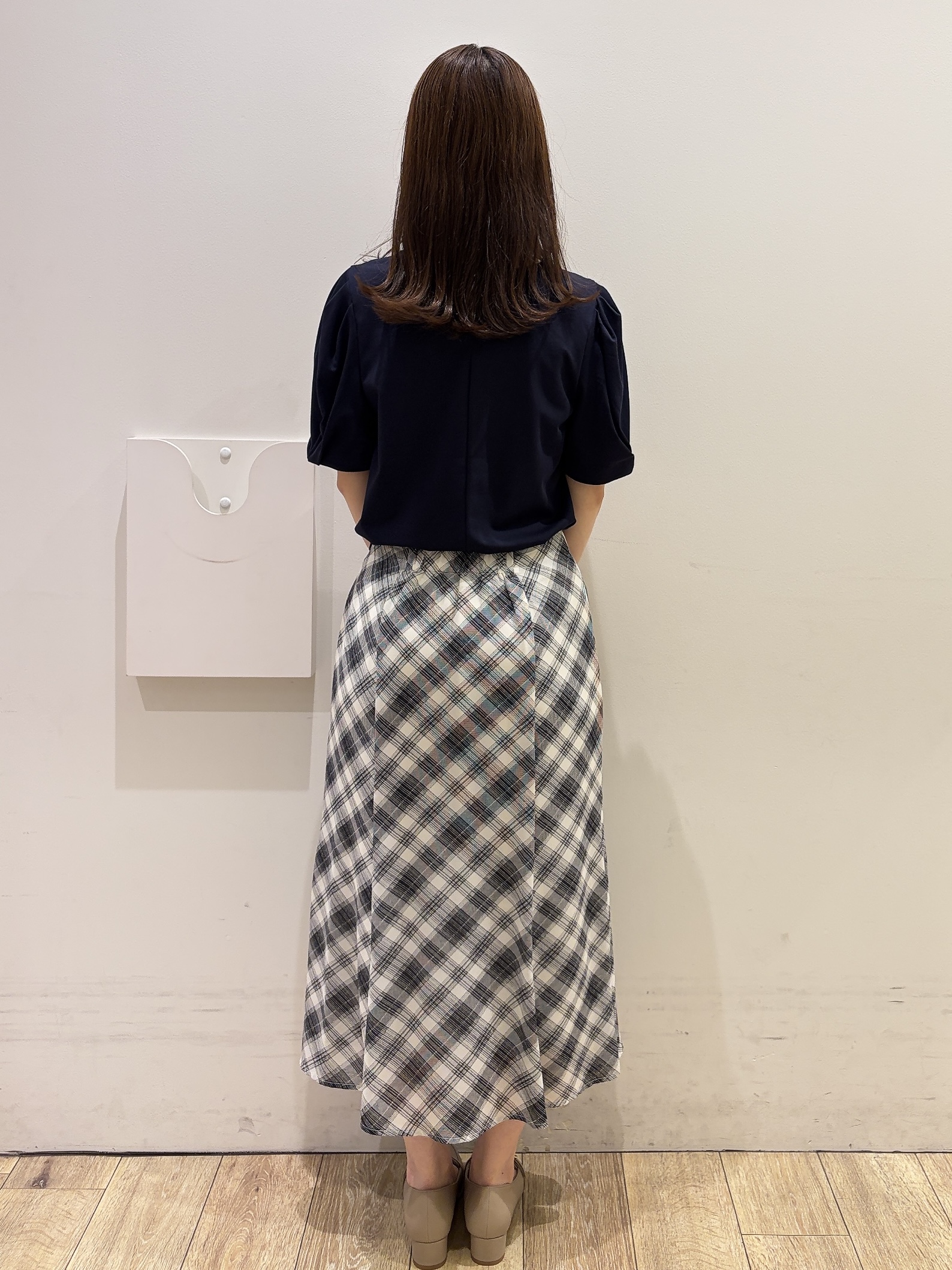 MOMOさんの「index｜【UVケア／接触冷感】ベアタックスリーブトップス《吸水速乾／透け防止／洗濯機OK／6col》」を使ったコーディネート