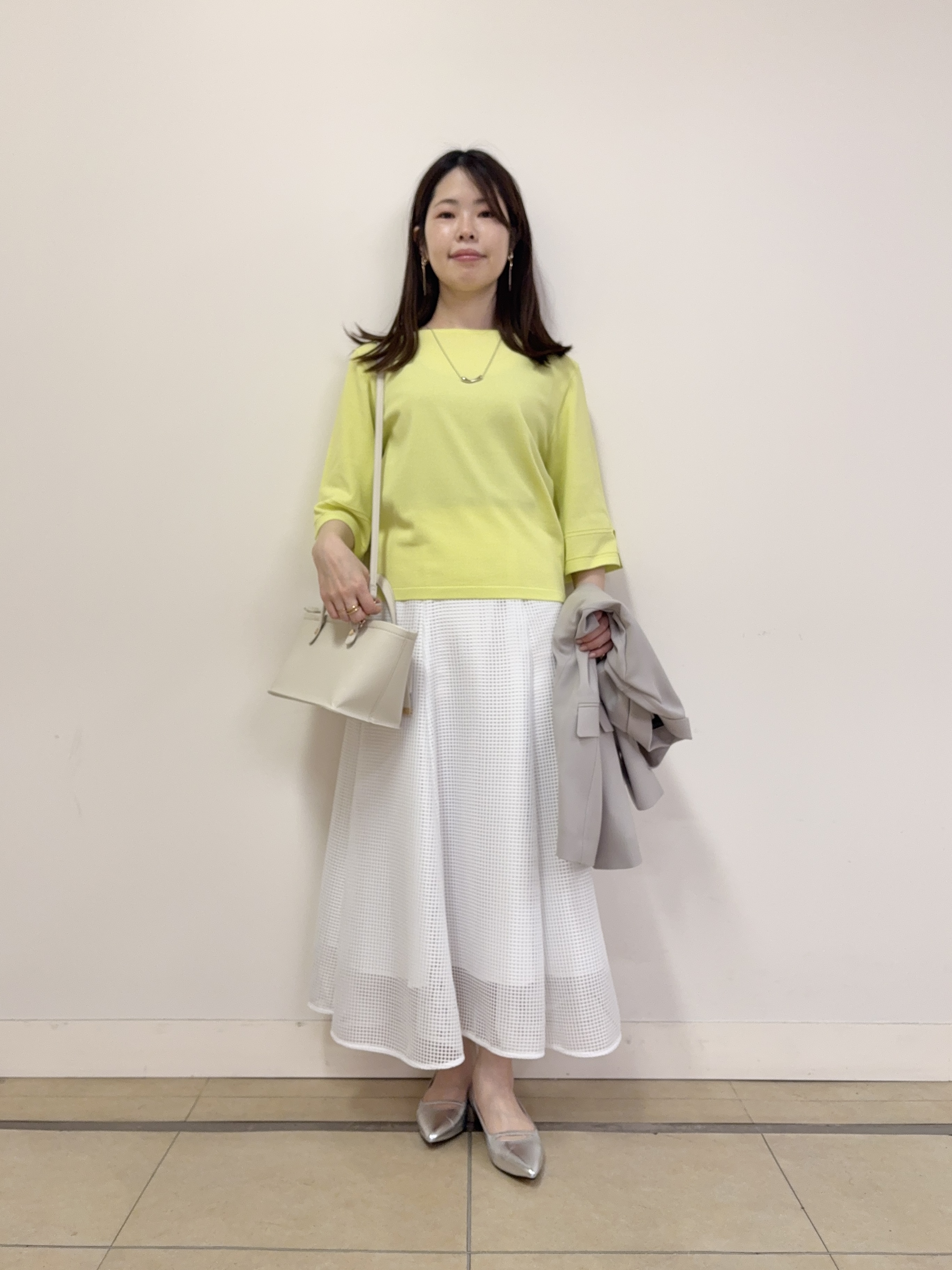 asamiさんの「UNTITLED｜【新色追加/セットアップ可】エアリー ダブルブレストジャケット」を使ったコーディネート