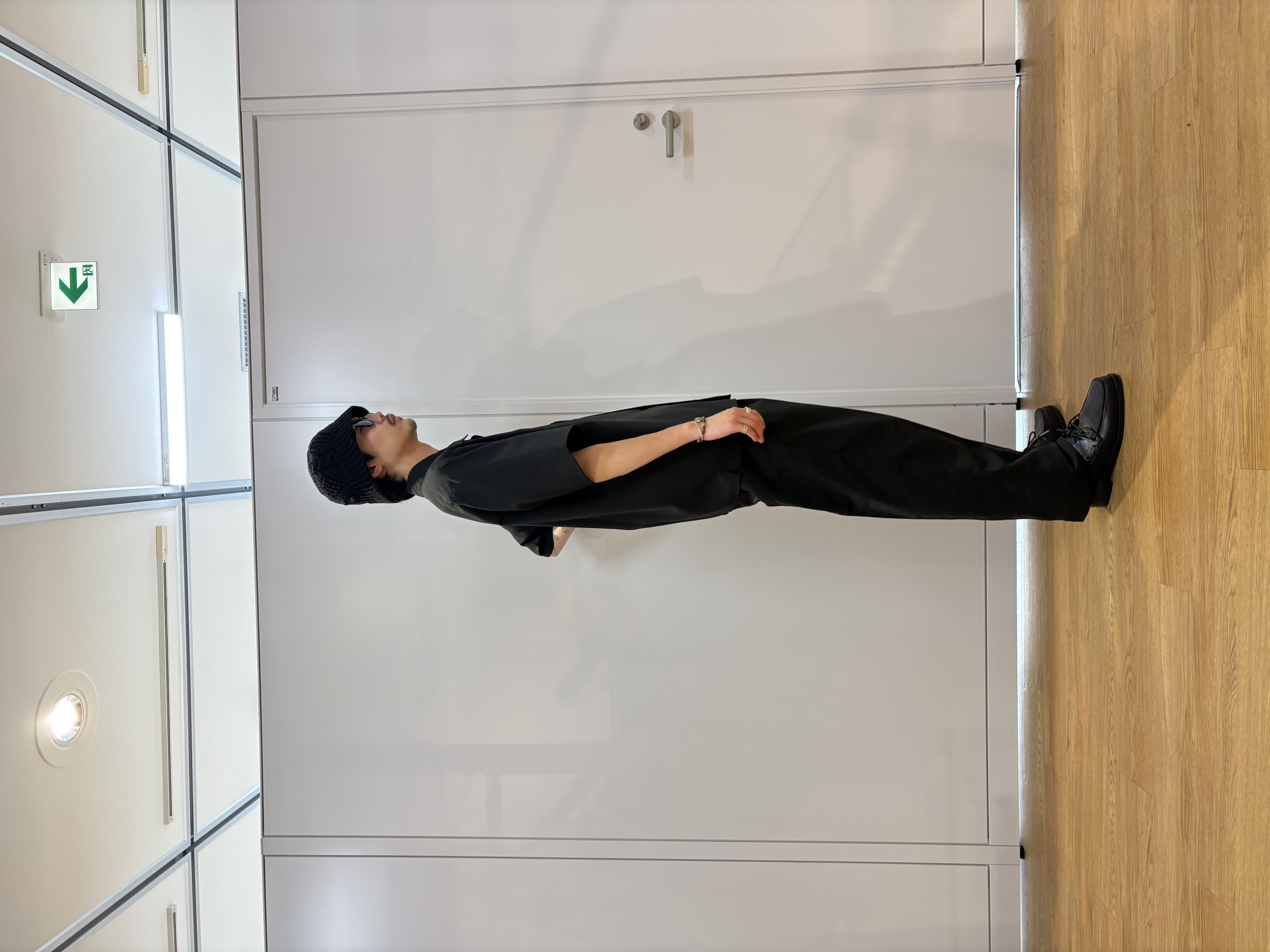 北浦歩大さんの「tk.TAKEO KIKUCHI｜AIRY DRYレギュラーカラーシャツ/吸水速乾/UVカット/マシーンウォッシャブル/洗濯可/イージ」を使ったコーディネート