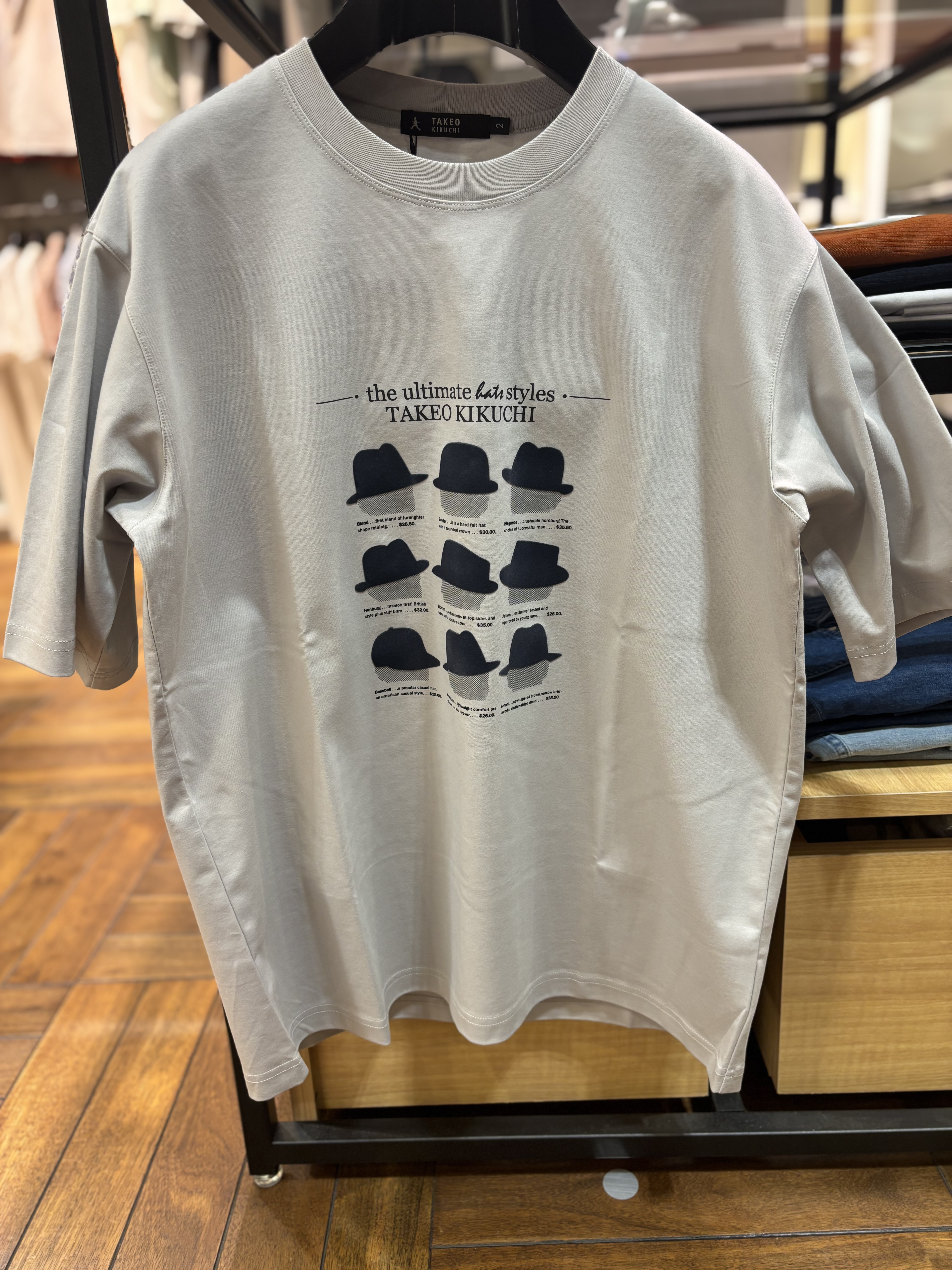 ヒナさんの「TAKEO KIKUCHI｜【BOWLER HAT LABEL】クールデオドラントジャージ ハットスタイルス 半袖Tシャツ」を使ったコーディネート