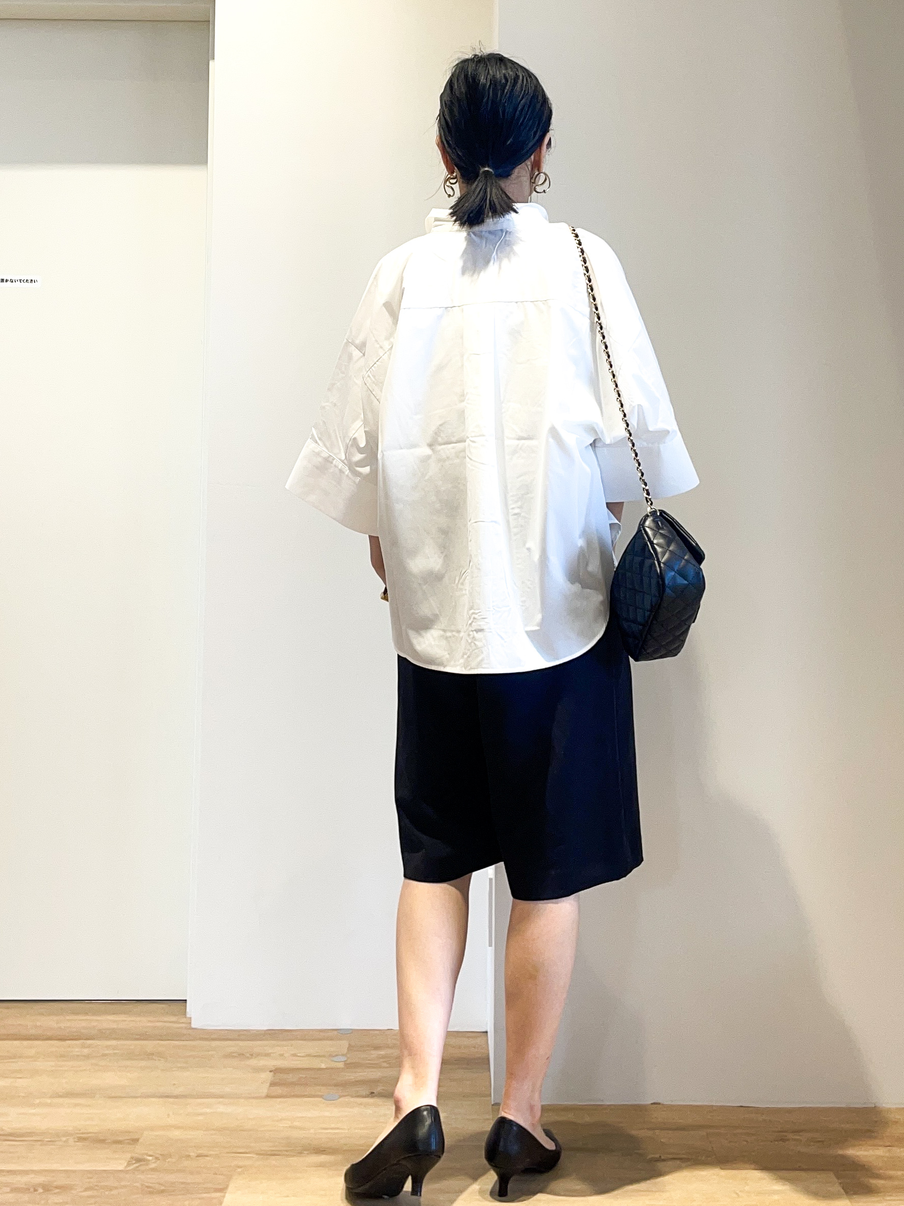あいさんの「OPAQUE.CLIP｜【接触冷感】ハーフスリーブシャツ《洗濯機OK／防シワ加工》」を使ったコーディネート