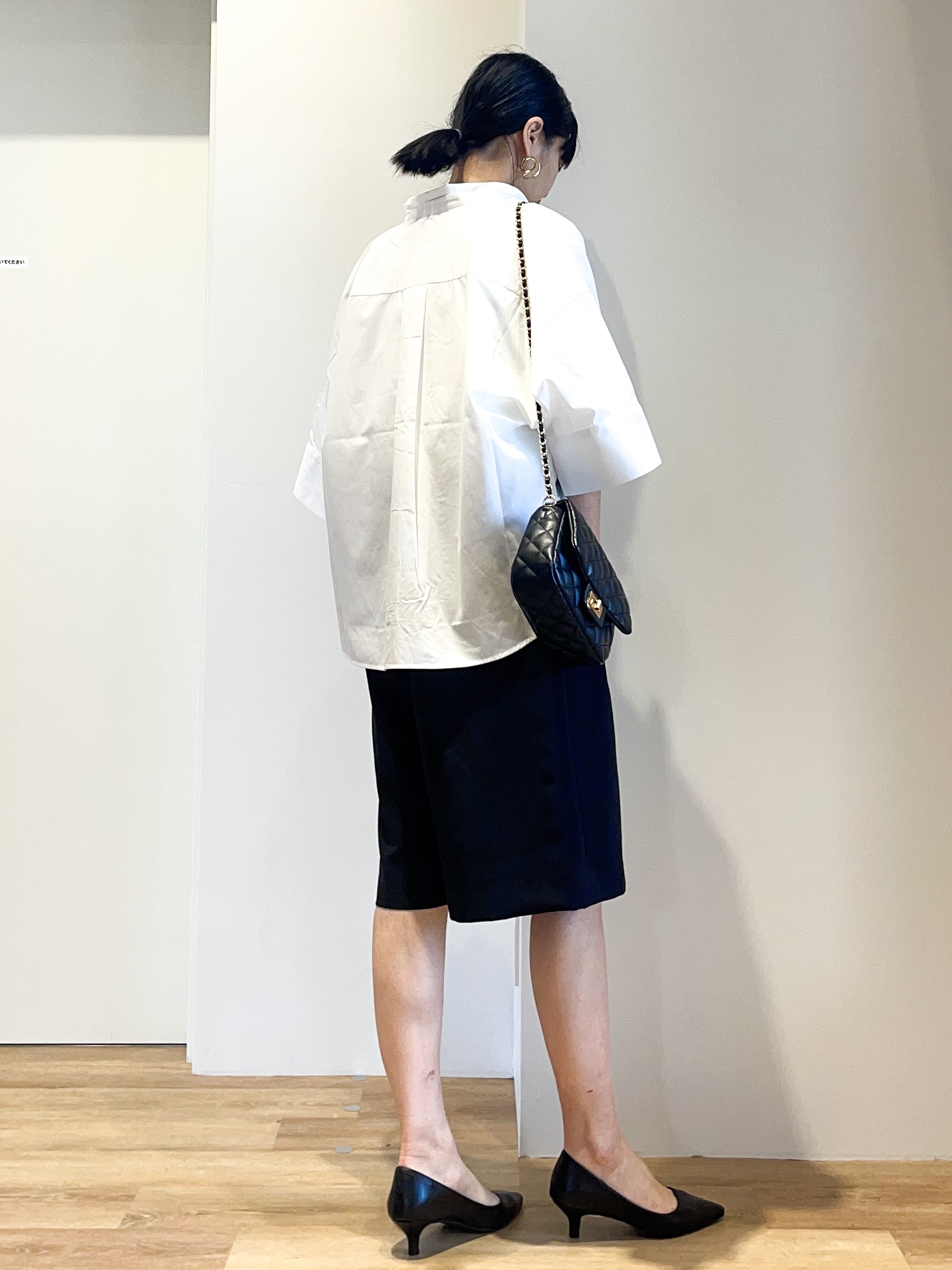 あいさんの「OPAQUE.CLIP｜【接触冷感】ハーフスリーブシャツ《洗濯機OK／防シワ加工》」を使ったコーディネート