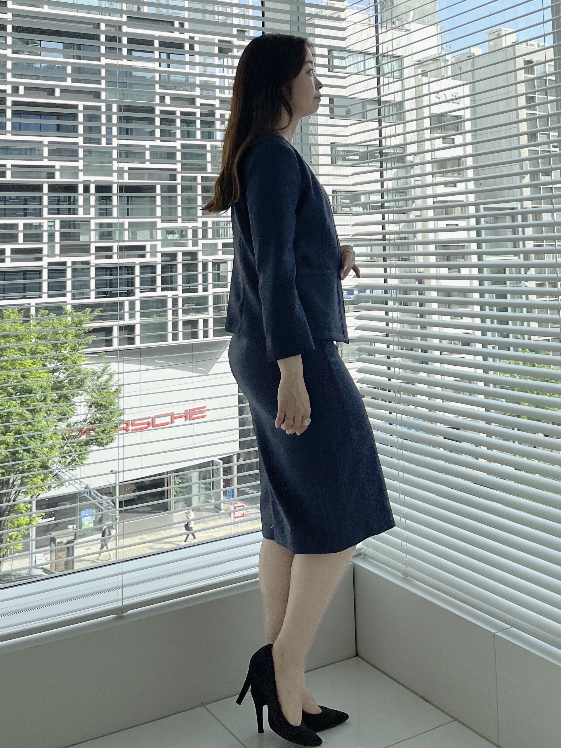 Saekoさんの「COUP DE CHANCE｜【手洗い可／日本製／UVケア】リネンライク カラーレスジャケット」を使ったコーディネート