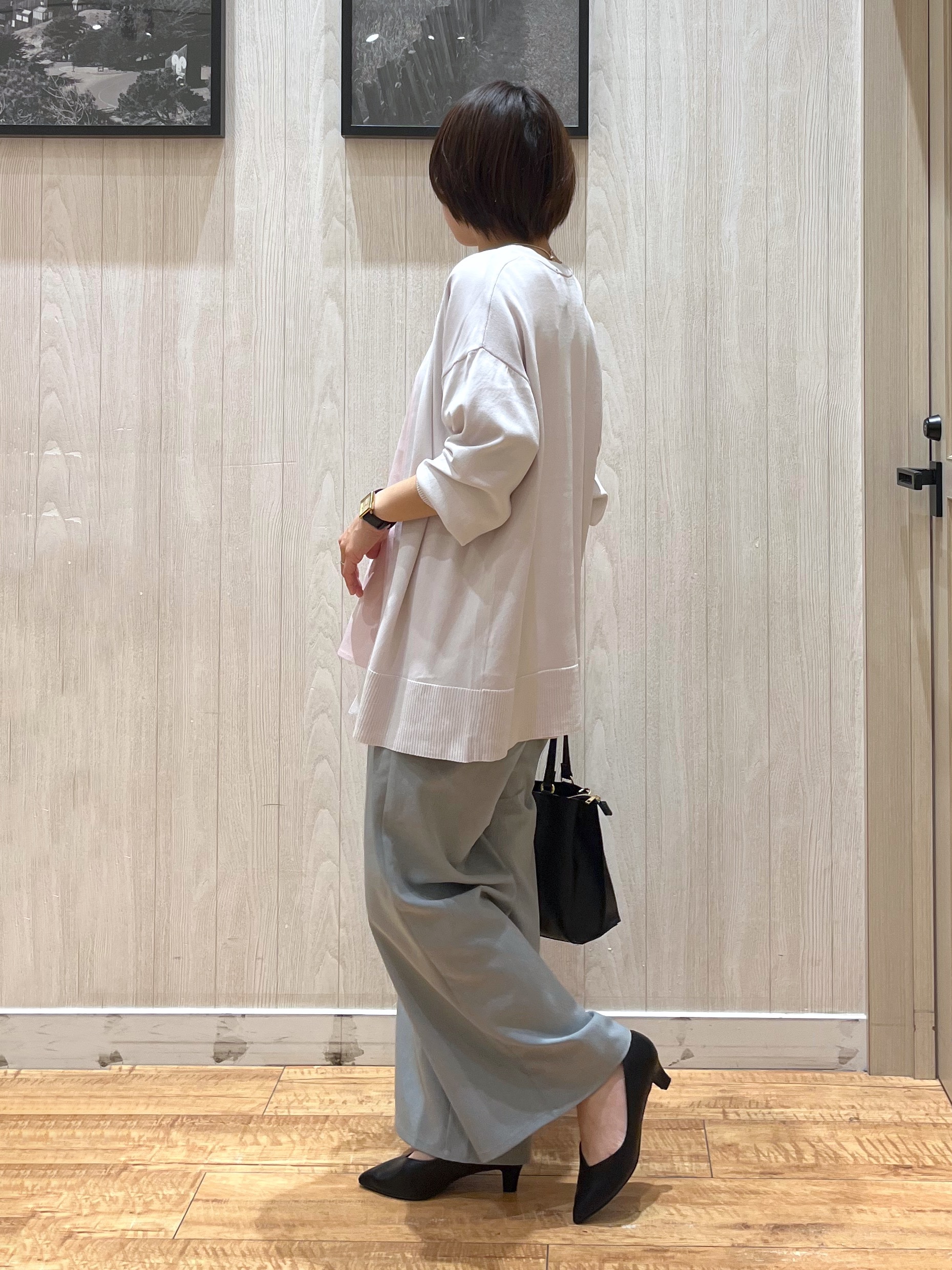 shirayuuuさんの「SHOO･LA･RUE｜【洗濯機可/UV】さらっとしたタッチが心地よい ミドルカーディガン」を使ったコーディネート