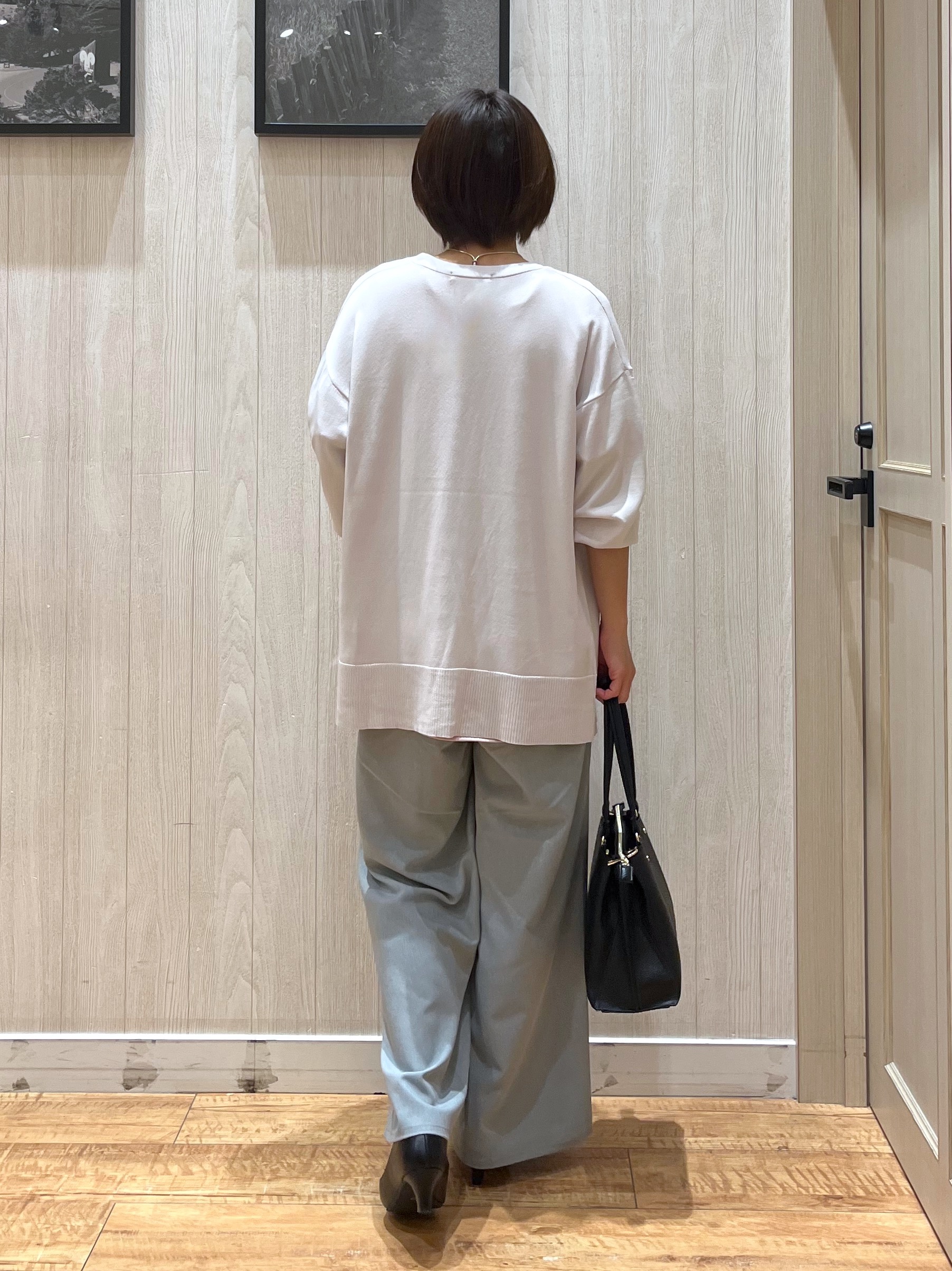 shirayuuuさんの「SHOO･LA･RUE｜【洗濯機可/UV】さらっとしたタッチが心地よい ミドルカーディガン」を使ったコーディネート