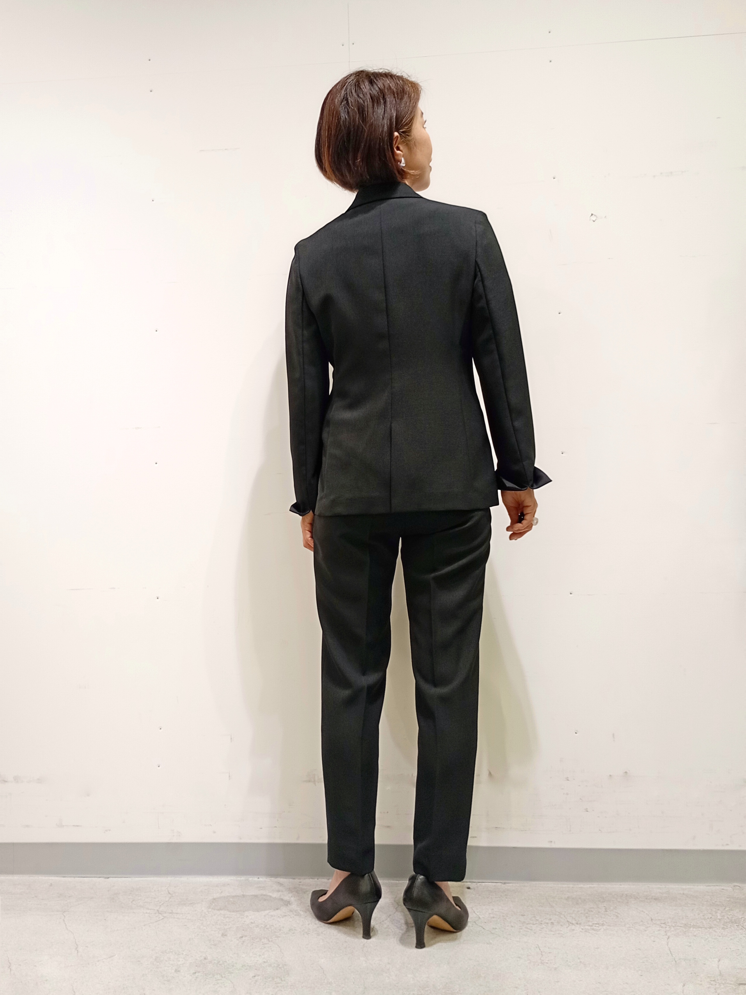 Kさんの「INDIVI｜【定番スーツ／UVケア／洗える】ウール調テーラードジャケット」を使ったコーディネート