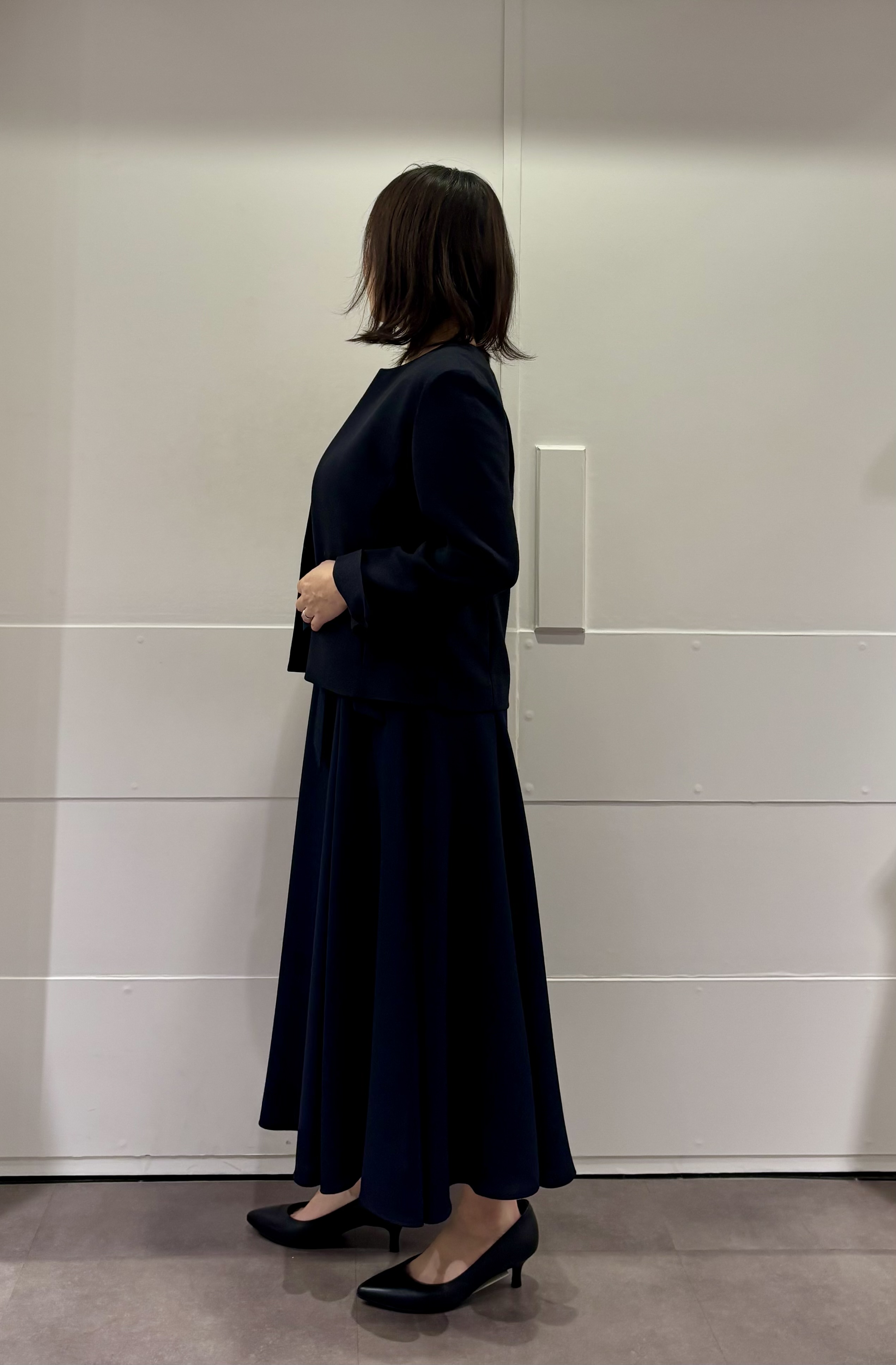 TOKOさんの「UNTITLED｜【接触冷感/吸水速乾/洗える】ドレープツイルワンピース」を使ったコーディネート