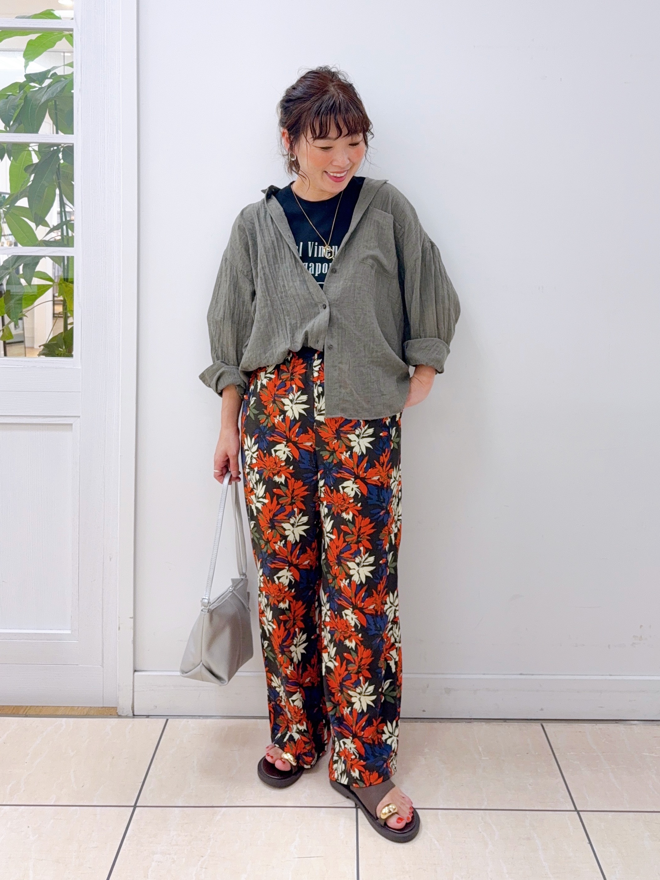 Osawaさんの「Dessin｜【洗える】シアーカラーシャツ」を使ったコーディネート