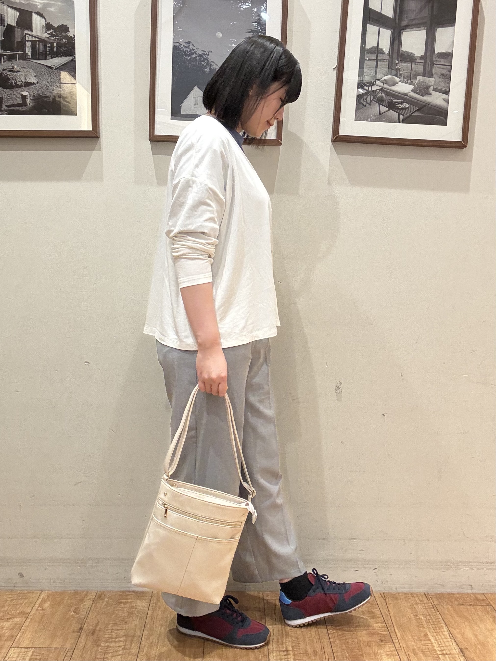 Tsuruさんの「SHOO･LA･RUE｜【綿100％/S-LL/プチプラ】選べる3柄 プリントアソートTシャツ」を使ったコーディネート