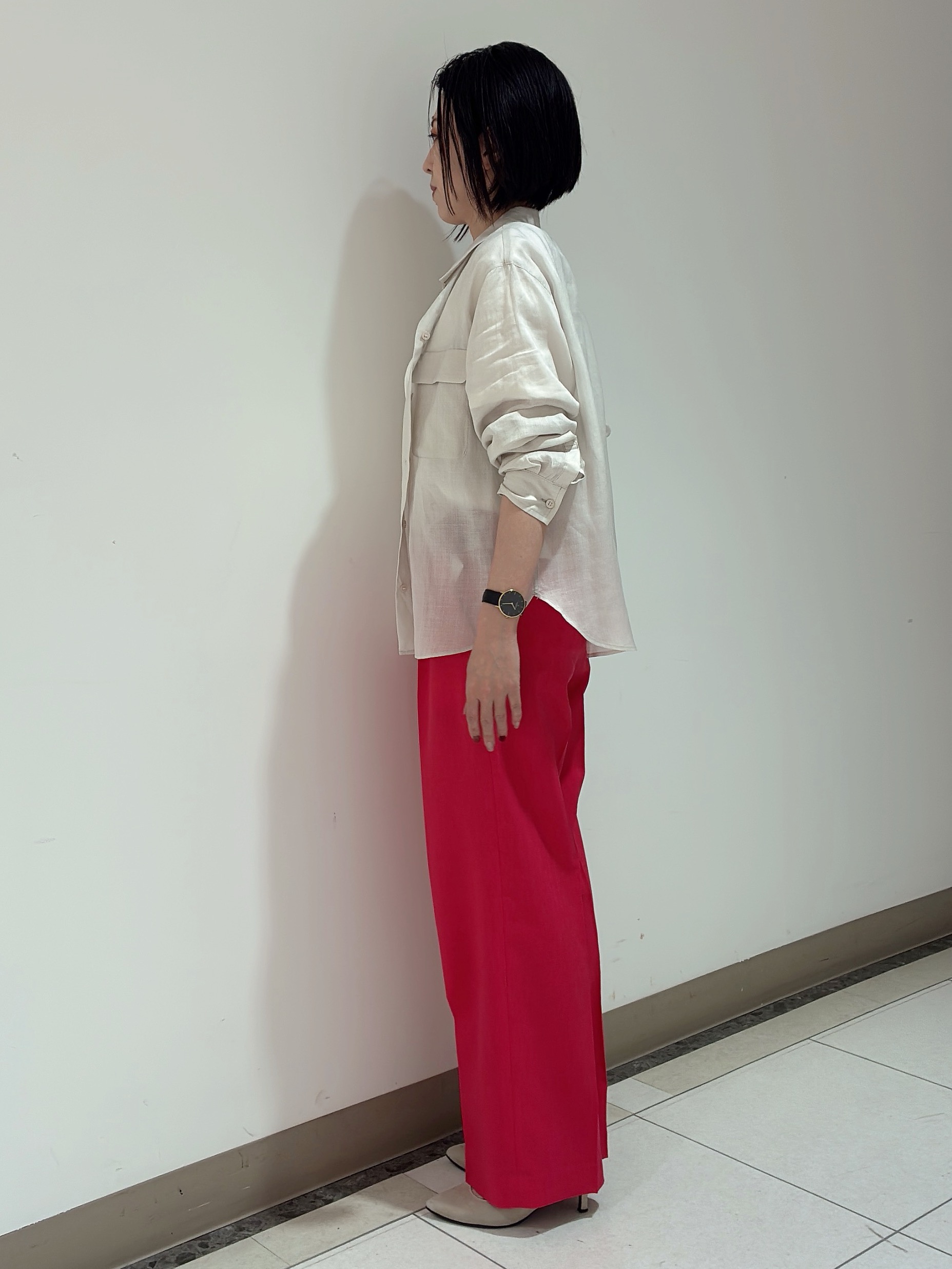 環さんの「UNTITLED｜【接触冷感】ドライタッチシャツ」を使ったコーディネート