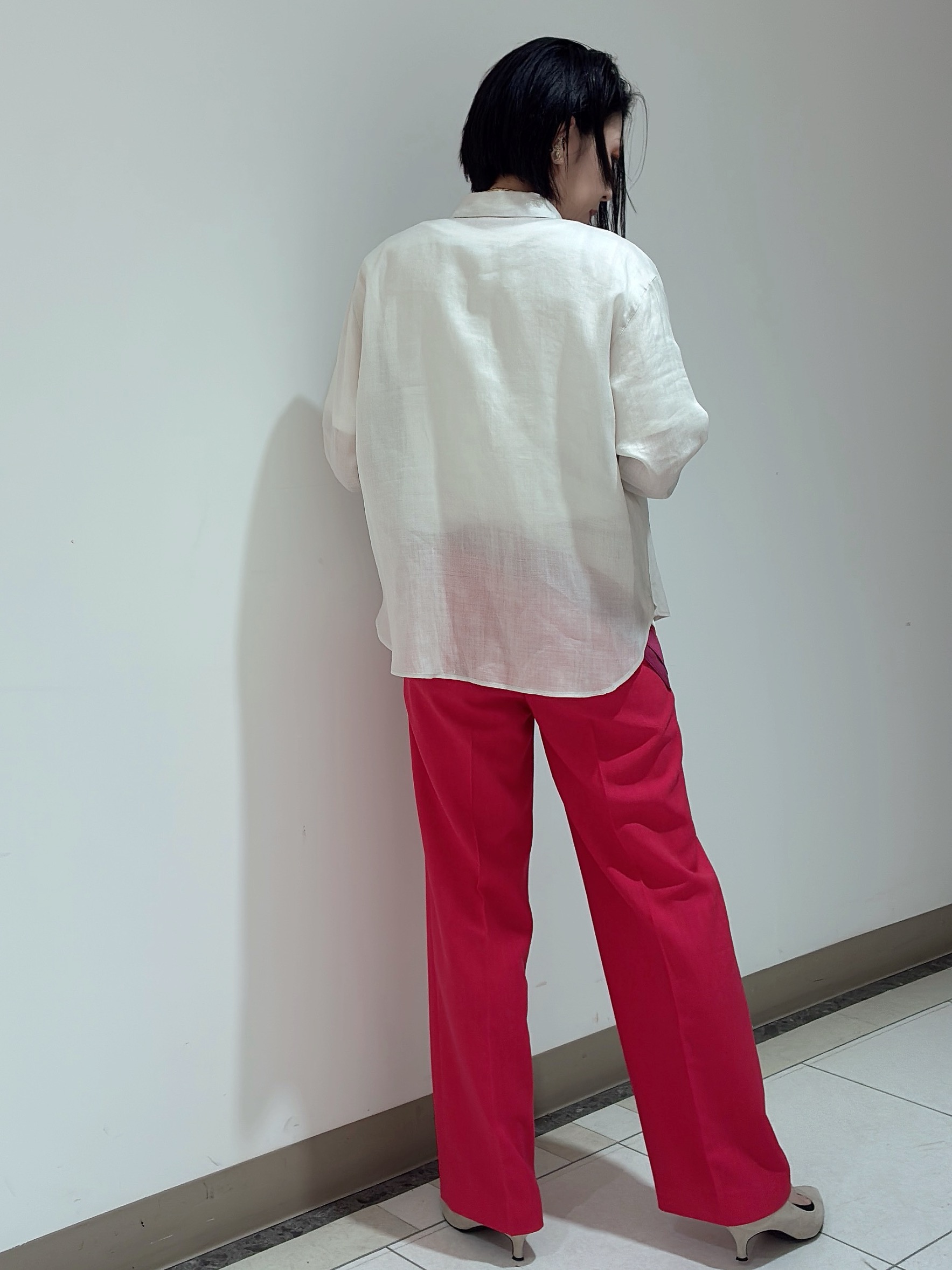 環さんの「UNTITLED｜【接触冷感】ドライタッチシャツ」を使ったコーディネート
