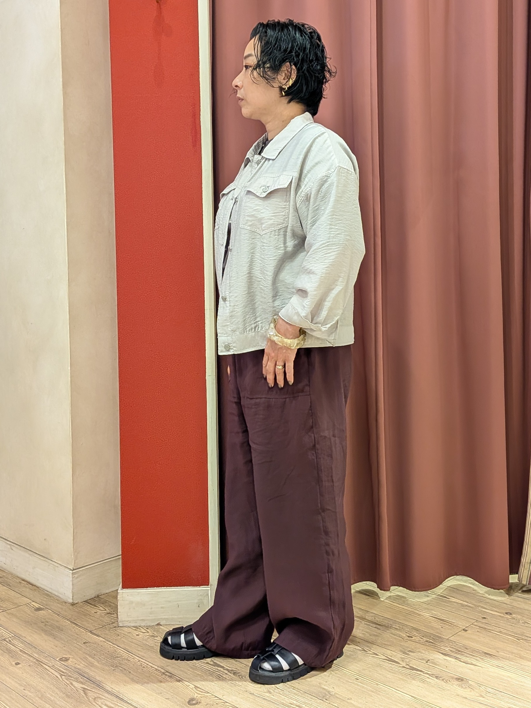 cameさんの「SHOO･LA･RUE｜【綿100%/S-LL/プチプラ】ゆるシルエット シンプルTシャツ」を使ったコーディネート