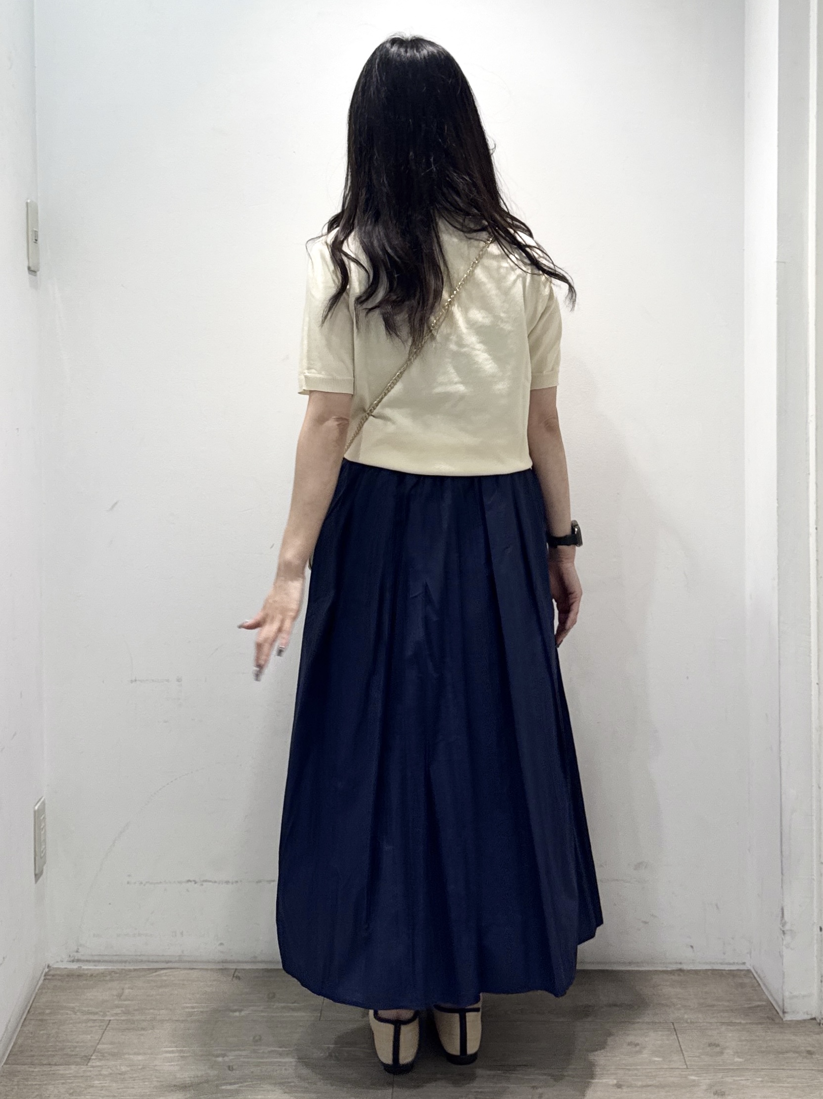 yuicciさんの「OPAQUE.CLIP｜2WAY衿付きニット【洗濯機OK】」を使ったコーディネート