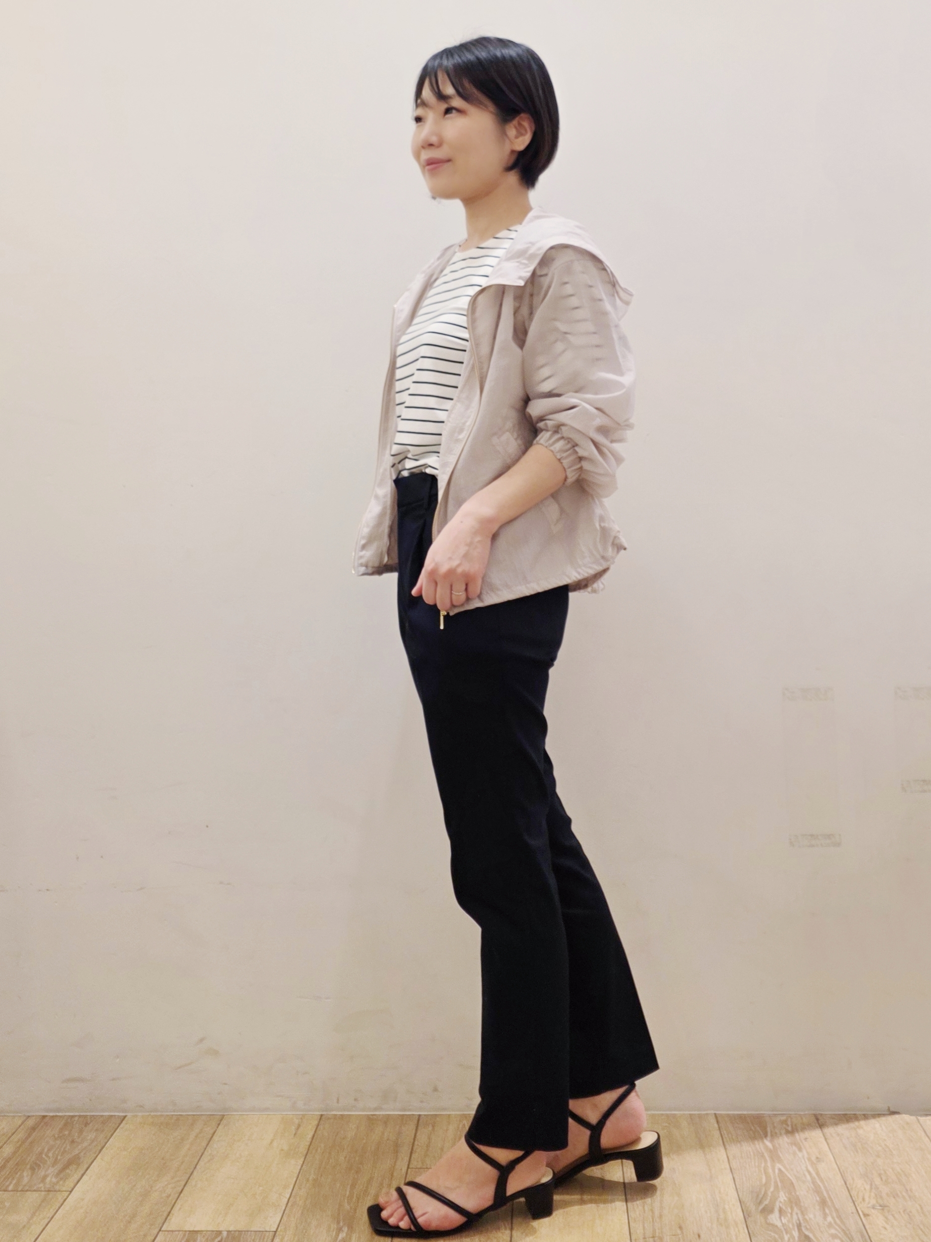 yuyuさんの「OPAQUE.CLIP｜【撥水】Everyday！すきブルゾン《イージーアイロン／洗濯機OK》」を使ったコーディネート