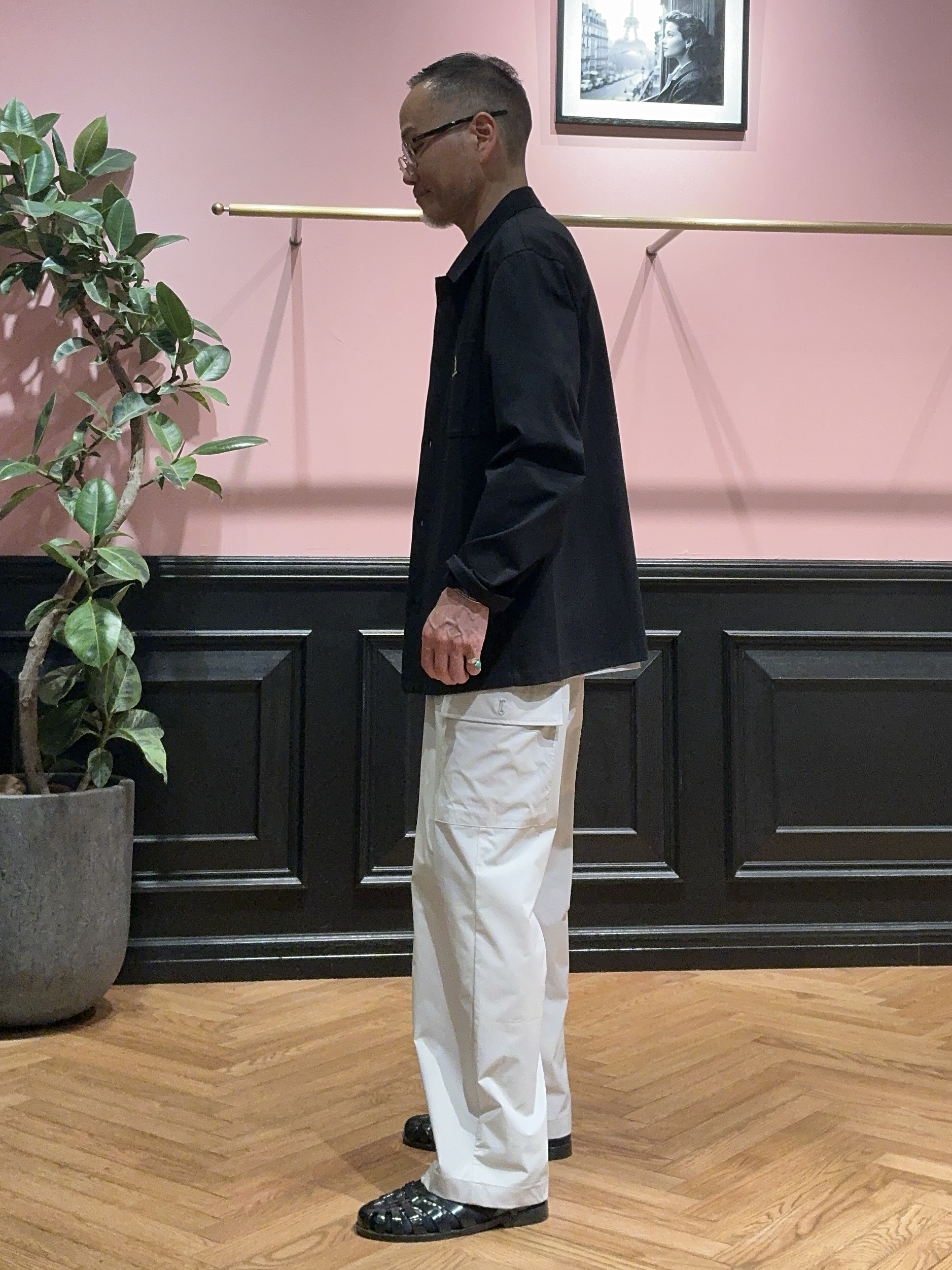 torigoeさんの「DRESSTERIOR｜◆【接触冷感/UVカット/抗菌防臭/しわ防止】クールデオドラント ジャージシャツ」を使ったコーディネート