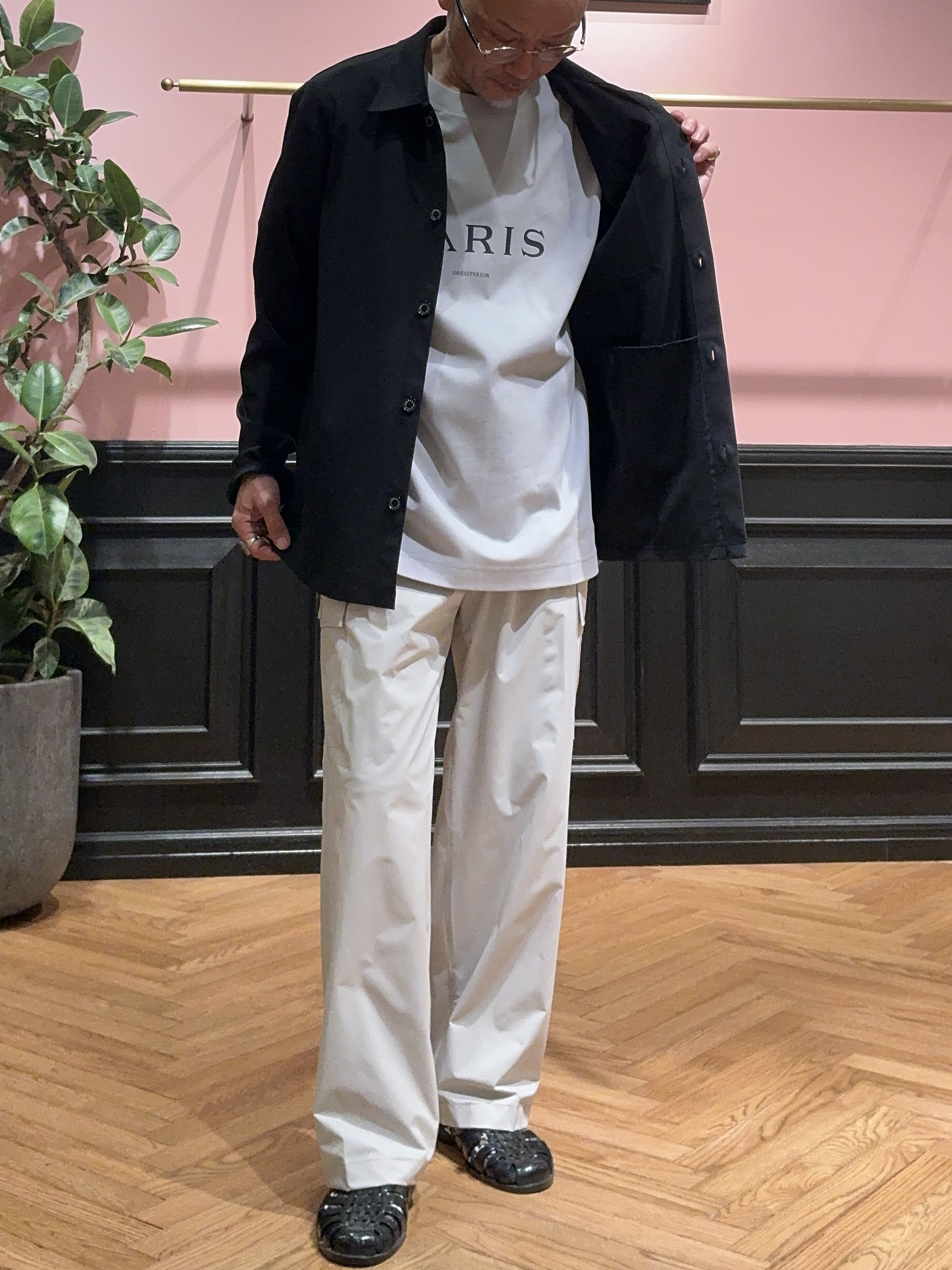 torigoeさんの「DRESSTERIOR｜◆【接触冷感/UVカット/抗菌防臭/しわ防止】クールデオドラント ジャージシャツ」を使ったコーディネート