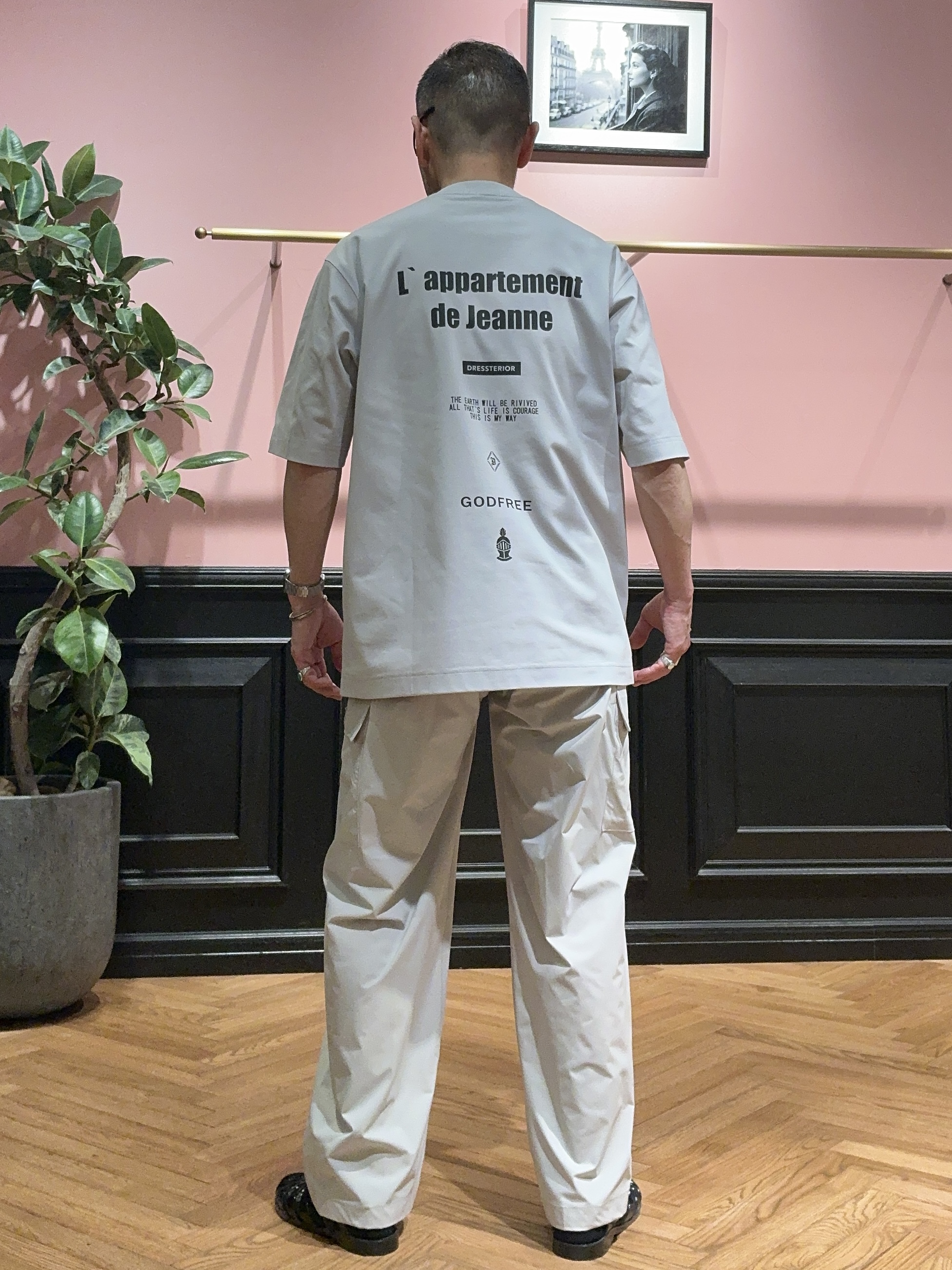 torigoeさんの「DRESSTERIOR｜◆【接触冷感/UVカット/抗菌防臭/しわ防止】クールデオドラント ジャージシャツ」を使ったコーディネート