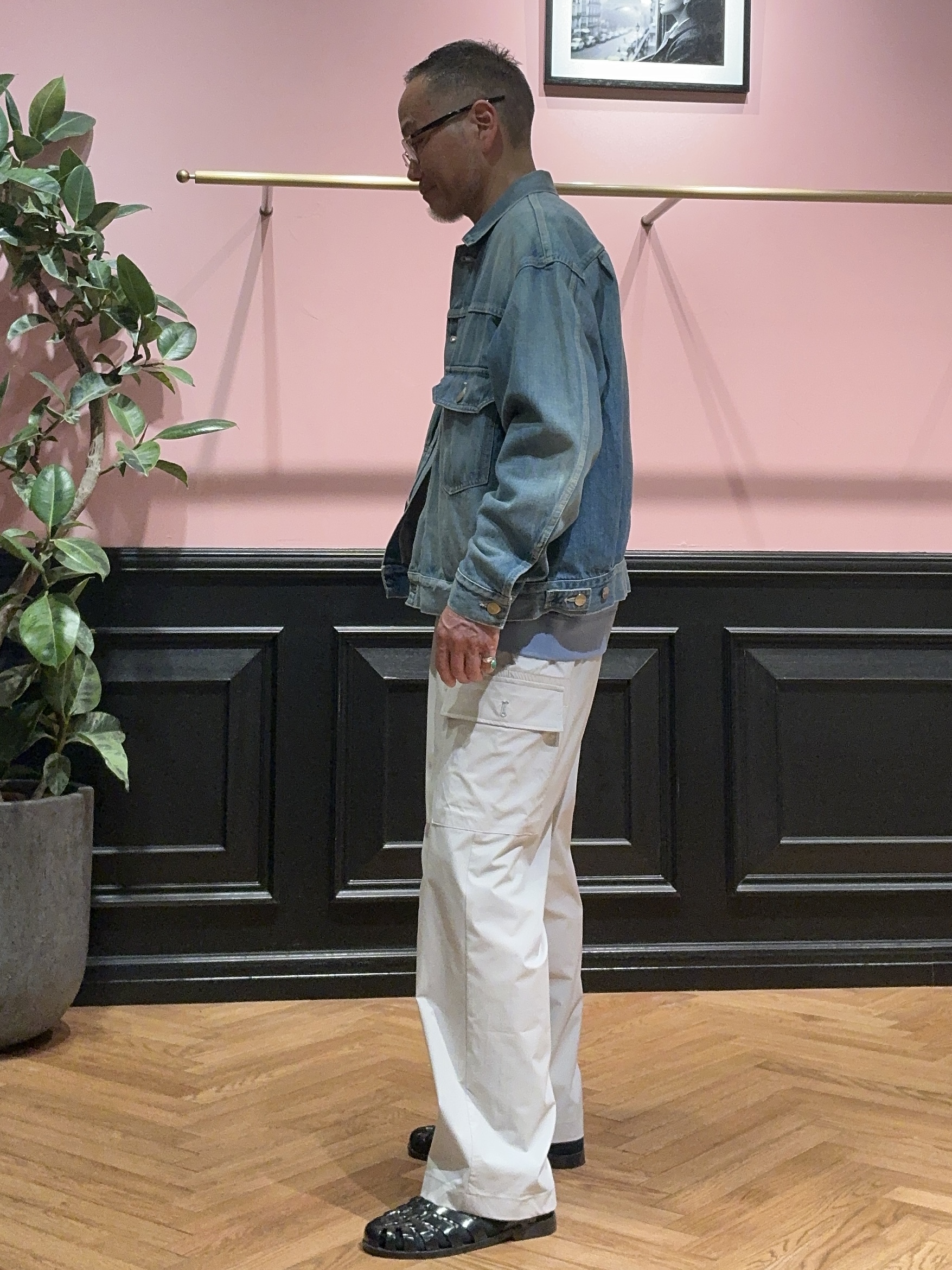 torigoeさんの「DRESSTERIOR｜【抗菌防臭／UVカット／しわ防止】クールデオドラント フライスロングTシャツ」を使ったコーディネート