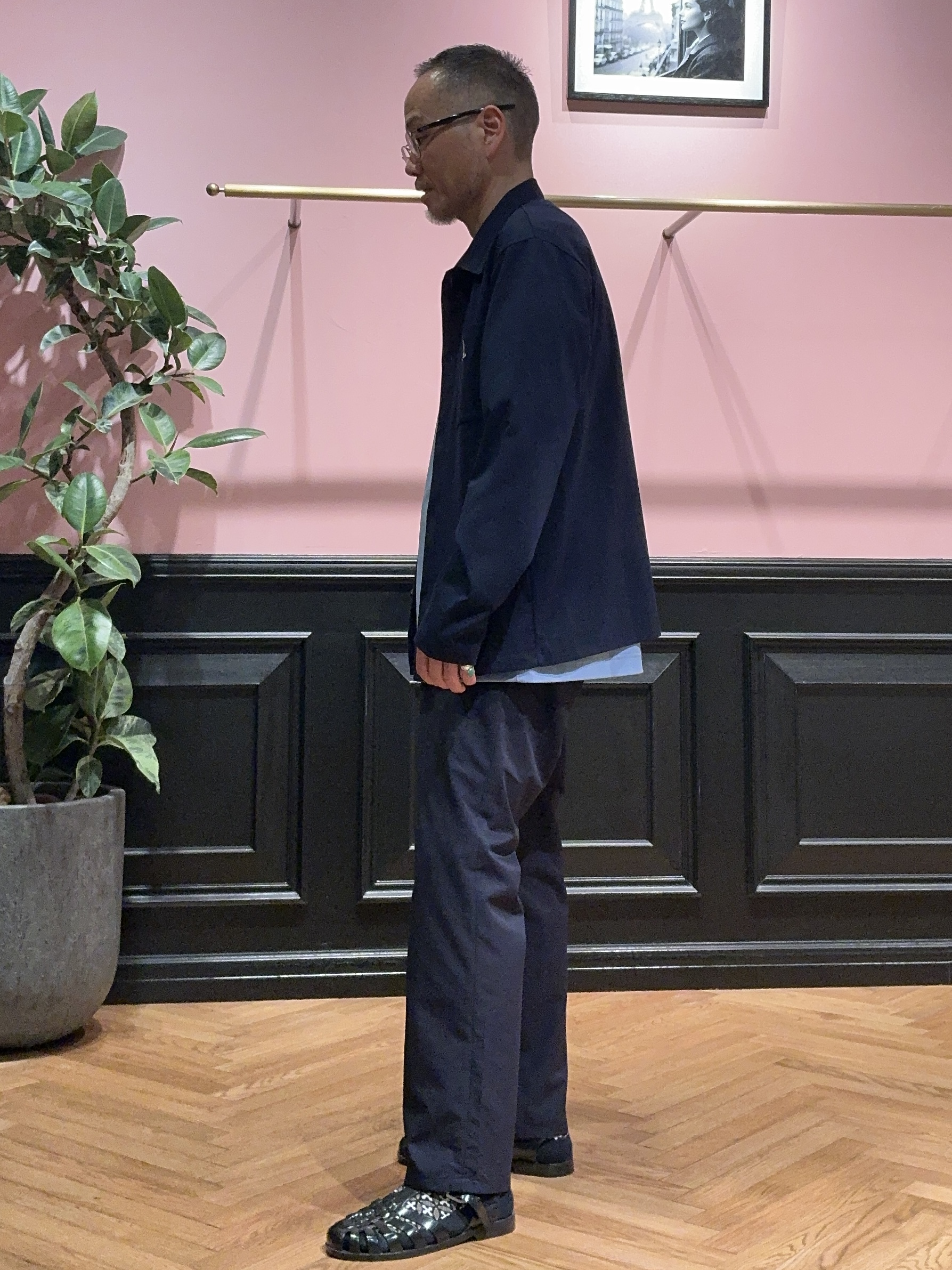 torigoeさんの「DRESSTERIOR｜◆【接触冷感/UVカット/抗菌防臭/しわ防止】クールデオドラント ジャージシャツ」を使ったコーディネート