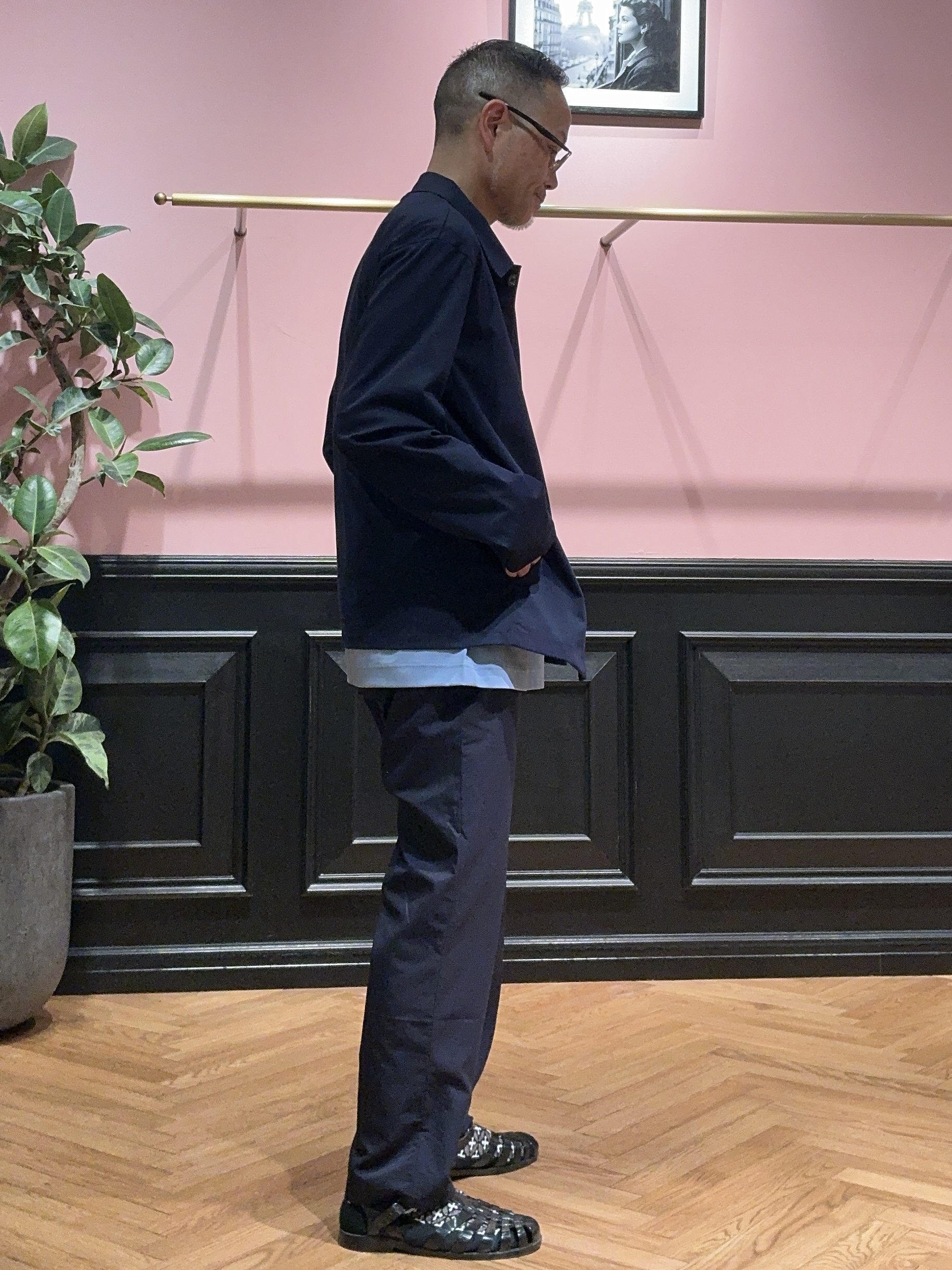 torigoeさんの「DRESSTERIOR｜◆【接触冷感/UVカット/抗菌防臭/しわ防止】クールデオドラント ジャージシャツ」を使ったコーディネート