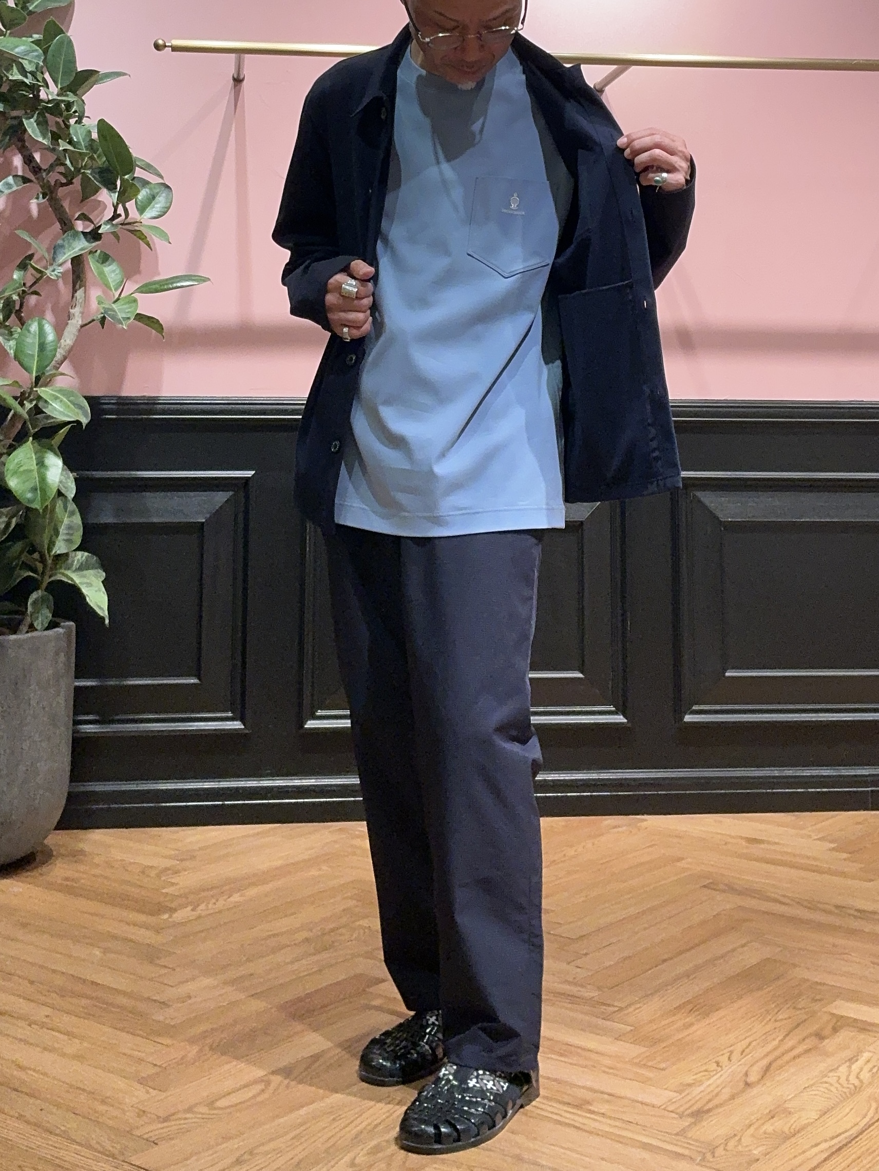torigoeさんの「DRESSTERIOR｜◆【接触冷感/UVカット/抗菌防臭/しわ防止】クールデオドラント ジャージシャツ」を使ったコーディネート