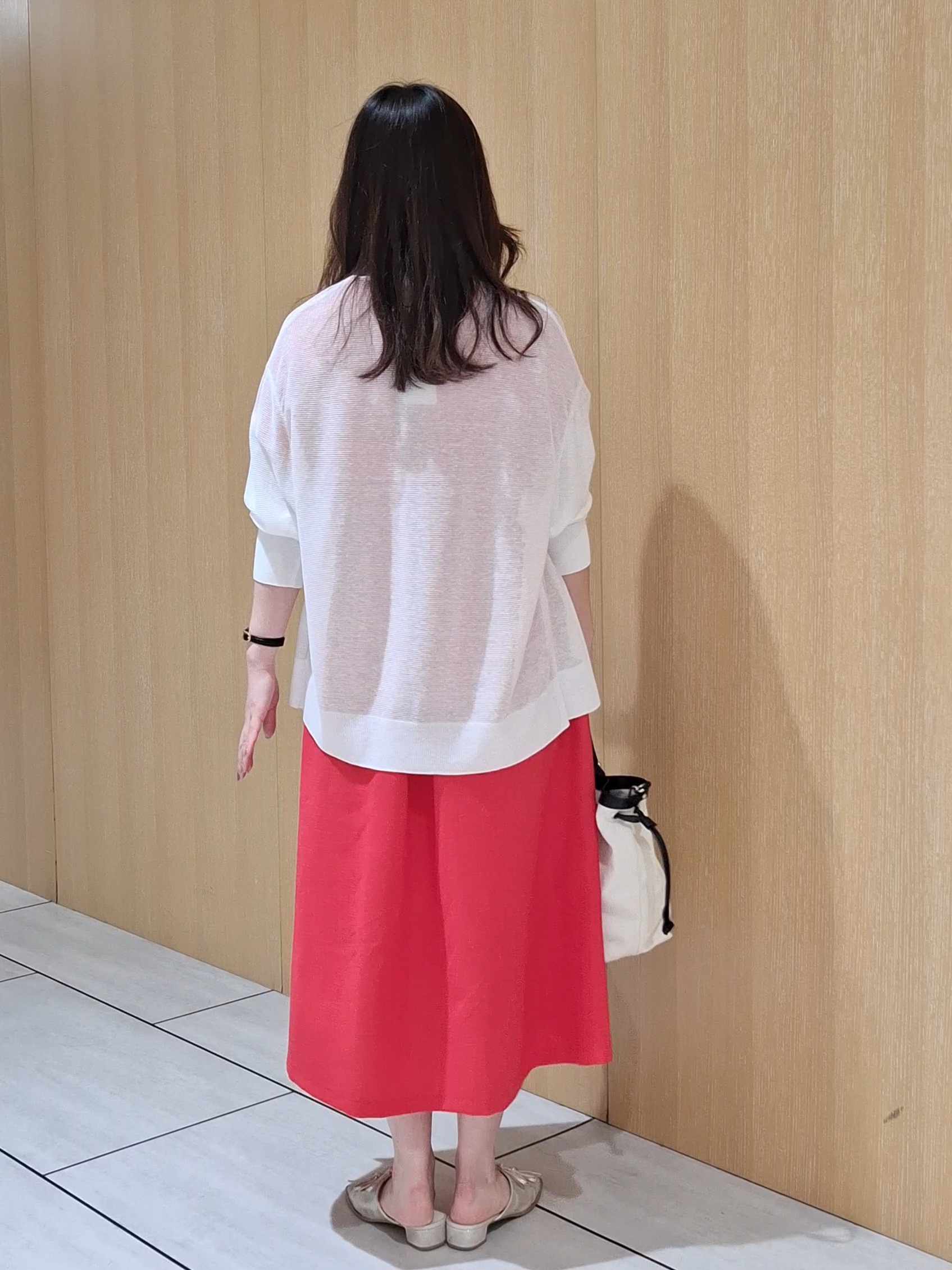 YuKaRiさんの「UNTITLED｜【UV/接触冷感/遮熱/通気性】スラブバンドカラーワンピース」を使ったコーディネート