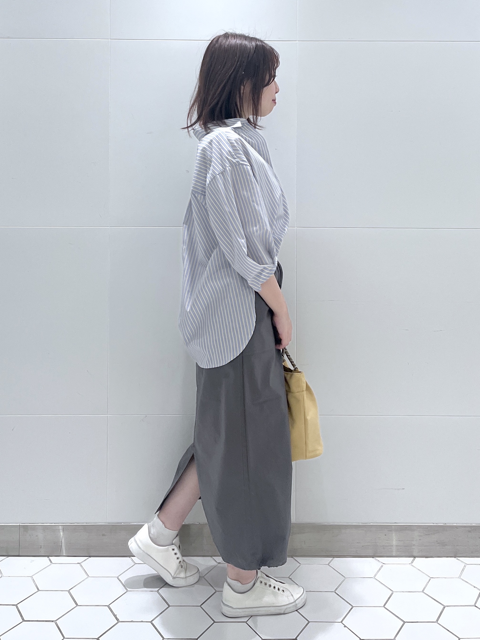 Makinoさんの「Dessin｜【洗える】スキッパーシャツブラウス」を使ったコーディネート