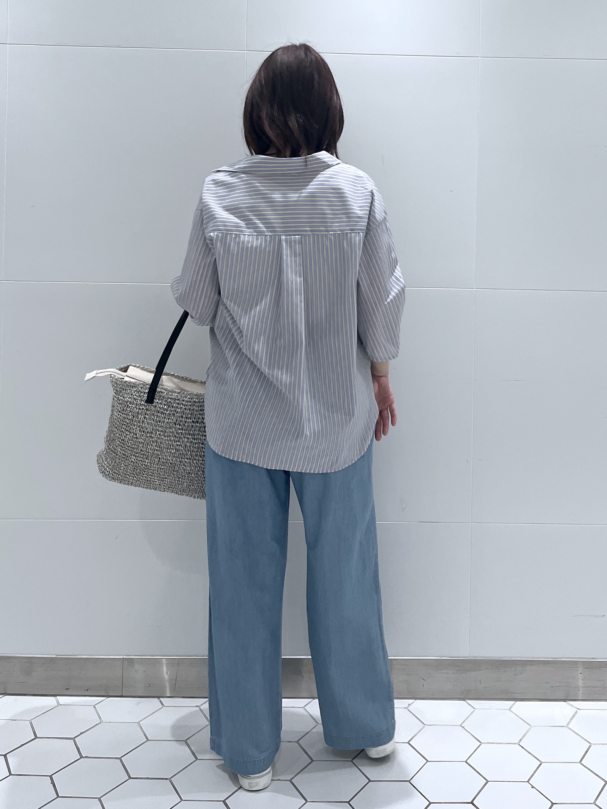 Makinoさんの「Dessin｜【洗える】スキッパーシャツブラウス」を使ったコーディネート