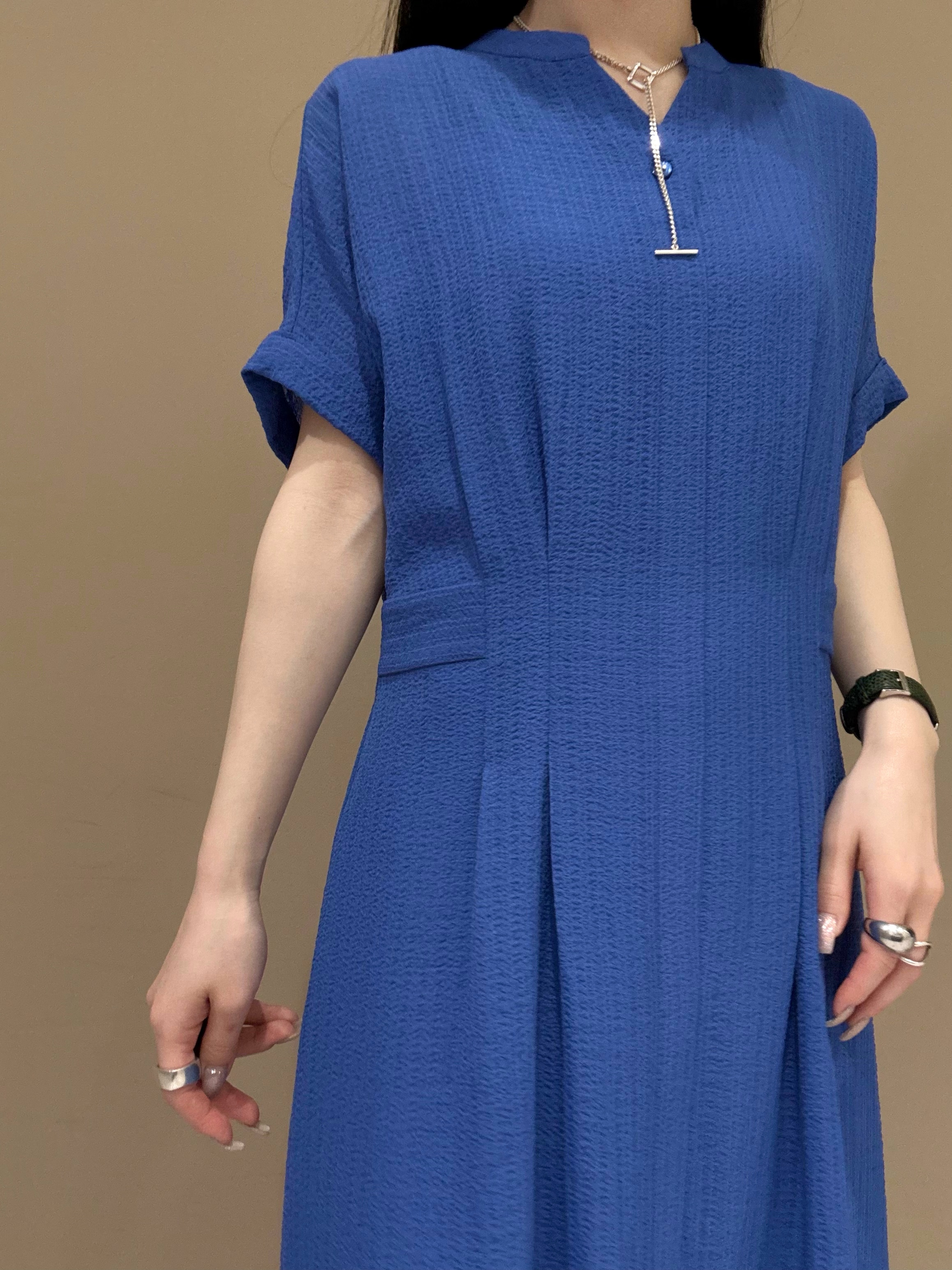 KEIKOさんの「INDIVI｜【接触冷感／2WAY】カシュクールリネンシャツ」を使ったコーディネート