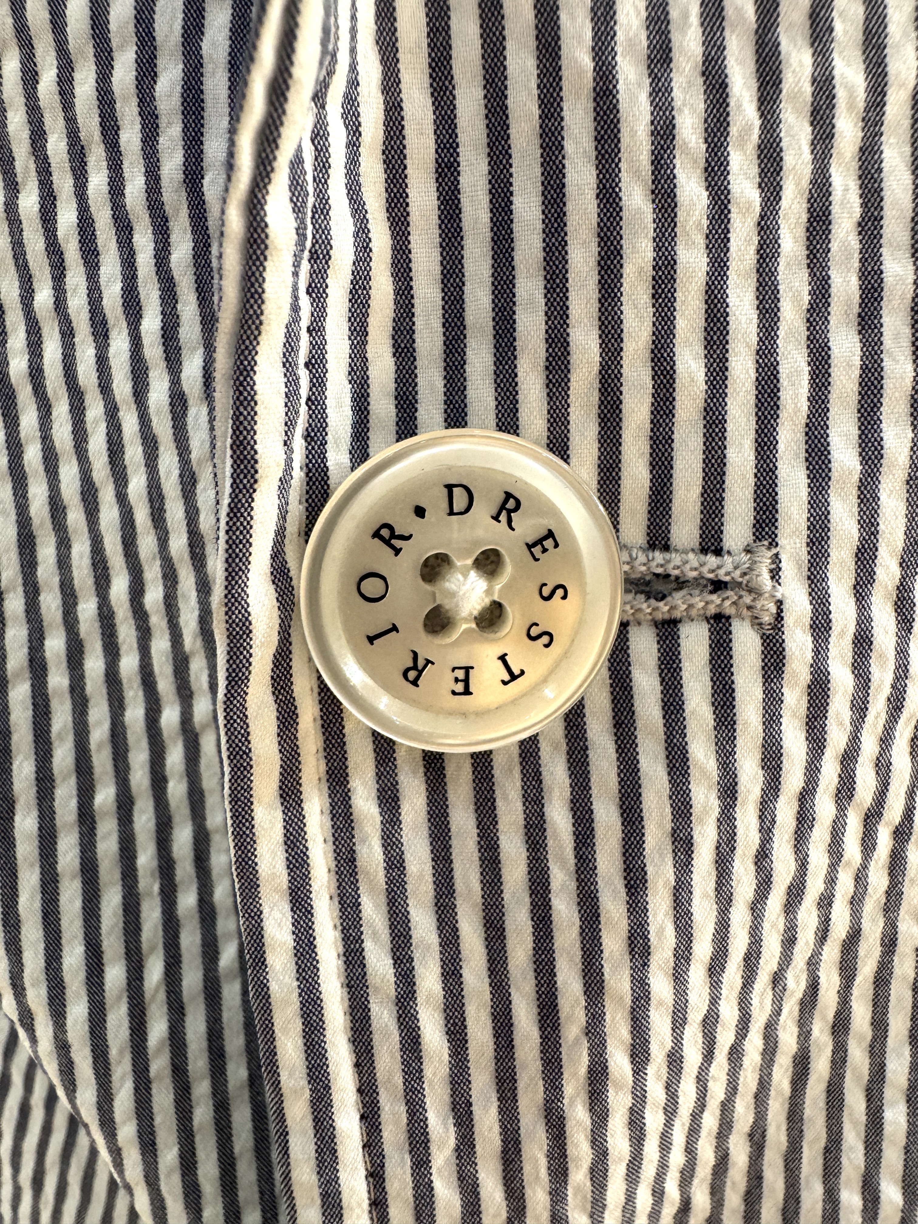 kawarataniさんの「DRESSTERIOR｜◆【吸湿速乾/セットアップ可/ウォッシャブル】COOLMAX シアサッカー サマージャケット」を使ったコーディネート