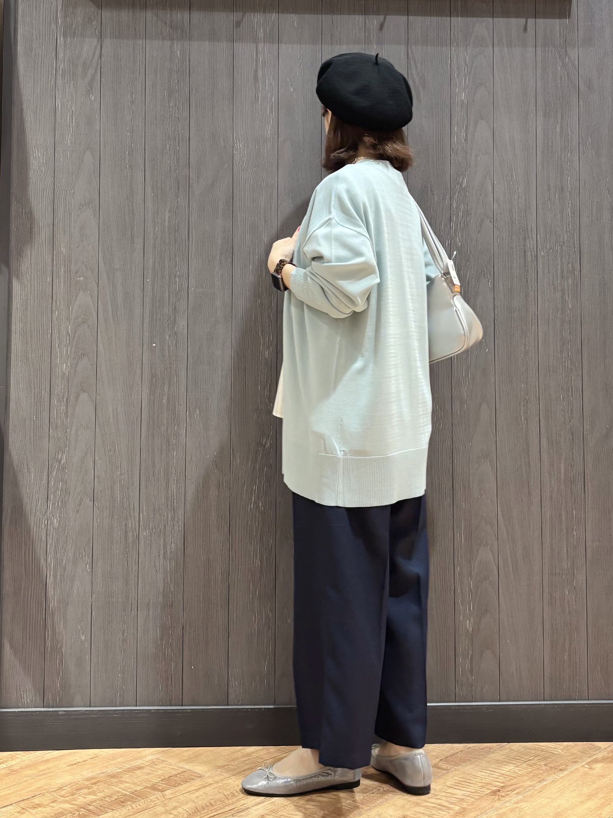meiさんの「SHOO･LA･RUE｜【洗濯機可/UV】さらっとしたタッチが心地よい ミドルカーディガン」を使ったコーディネート
