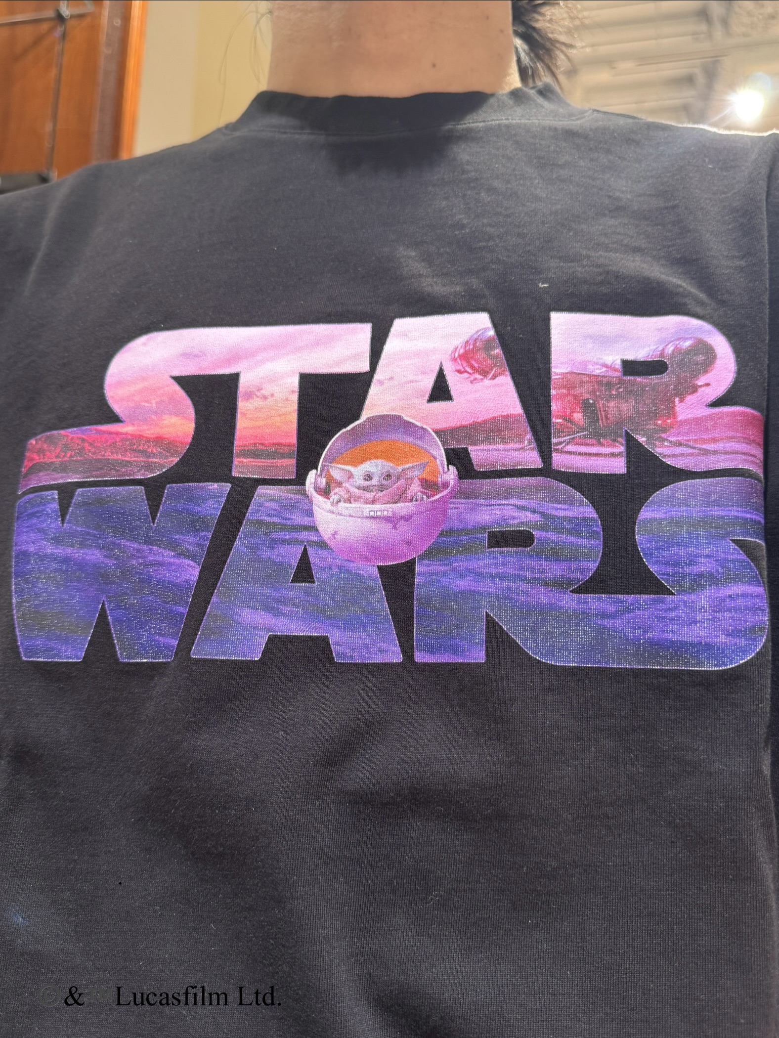 kawarataniさんの「DRESSTERIOR｜◆【接触冷感】STAR WARS ロゴTシャツ」を使ったコーディネート