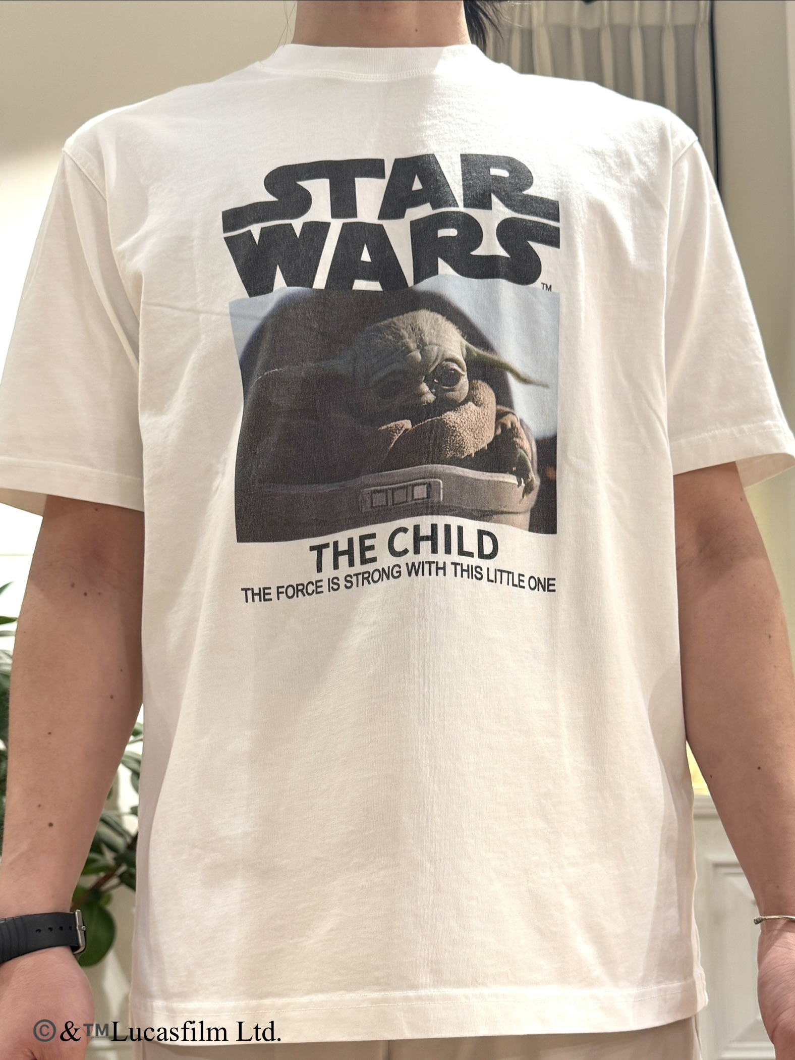 kawarataniさんの「DRESSTERIOR｜【再入荷/接触冷感】STAR WARS カプセルグローグTシャツ」を使ったコーディネート