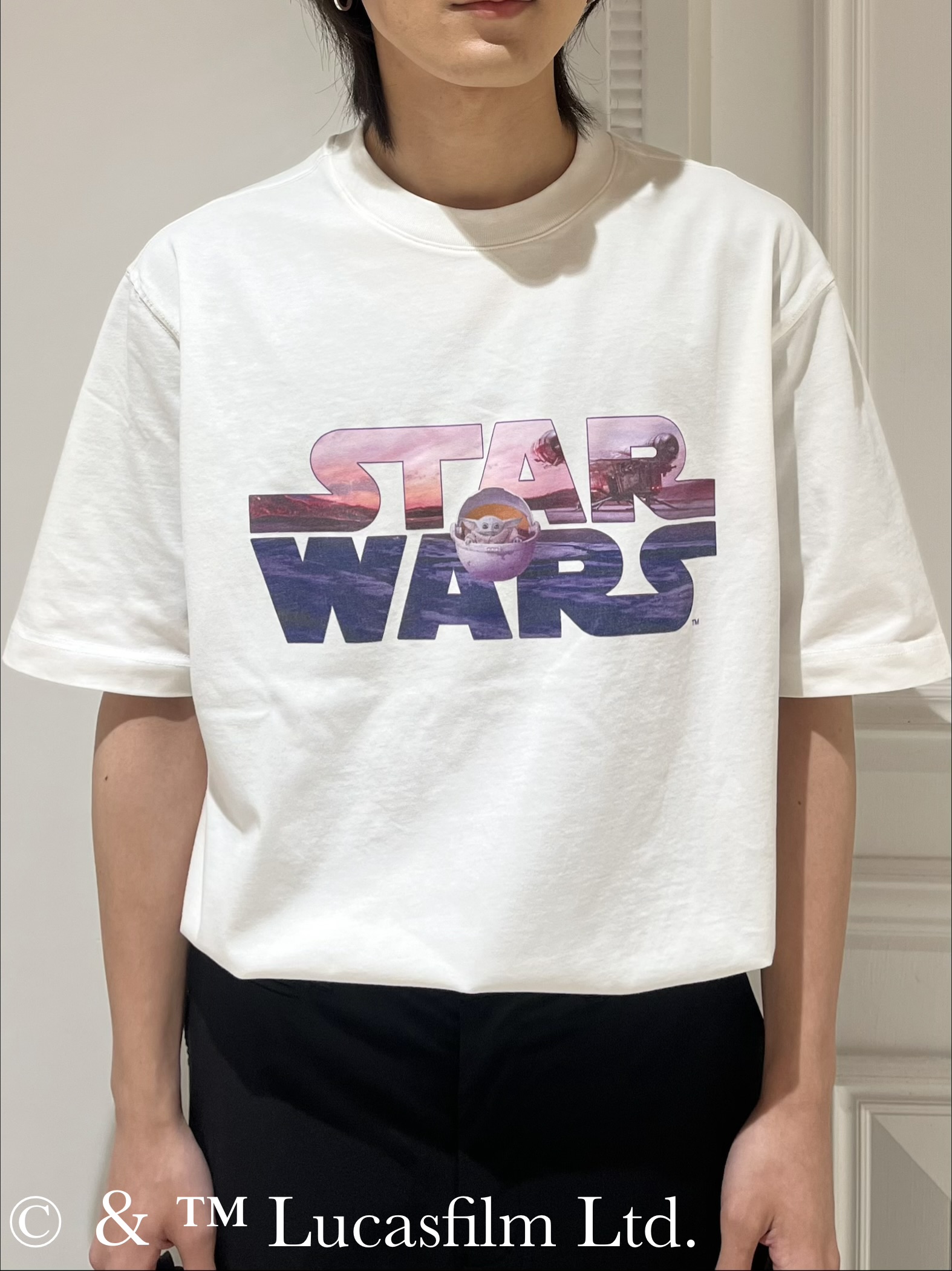 Watanabeさんの「DRESSTERIOR｜◆【接触冷感】STAR WARS ロゴTシャツ」を使ったコーディネート