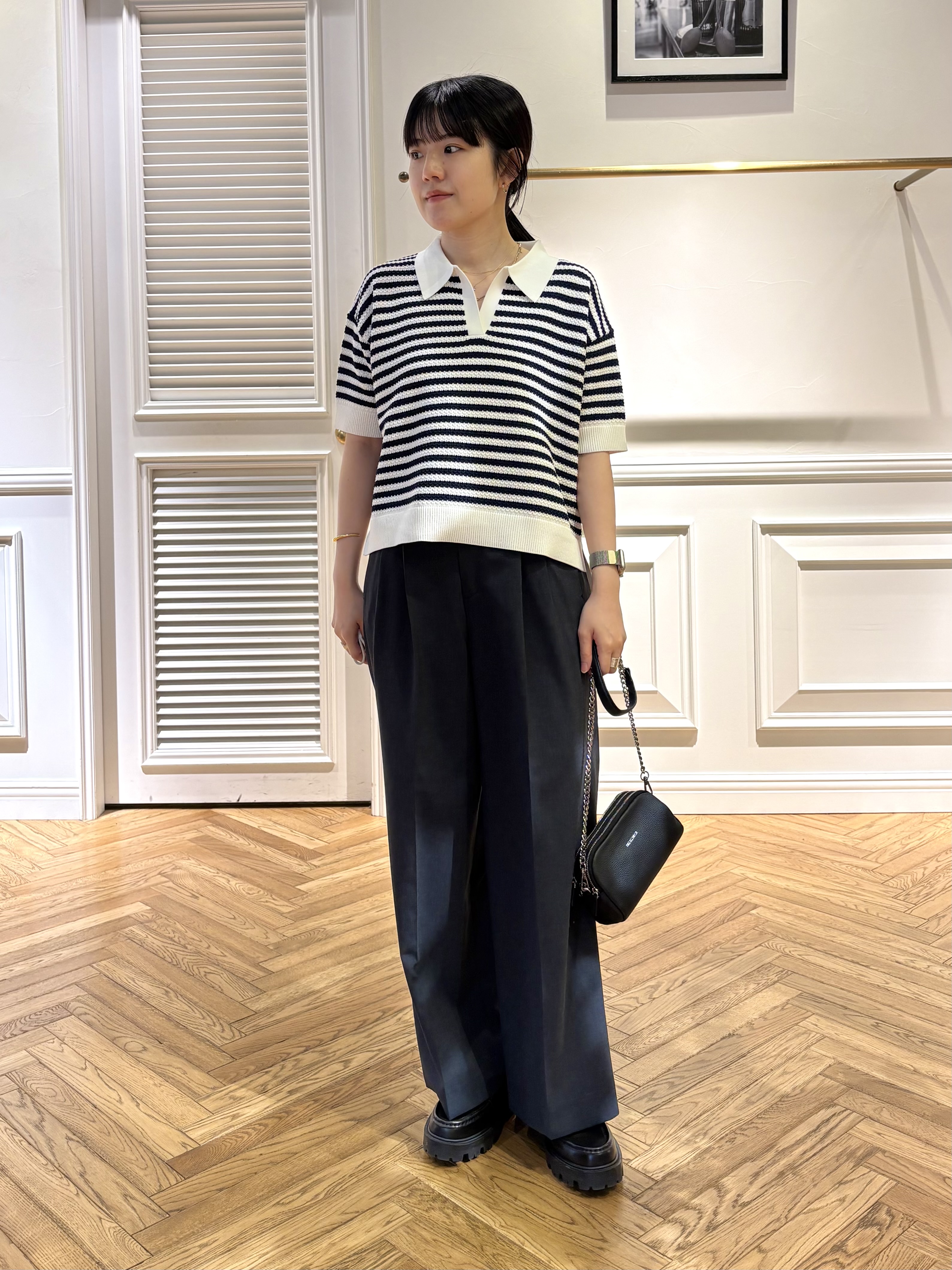 cocoさんの「DRESSTERIOR｜【otonaMUSE5月号掲載／セットアップ可】ウォッシャブルワイドタックパンツ」を使ったコーディネート