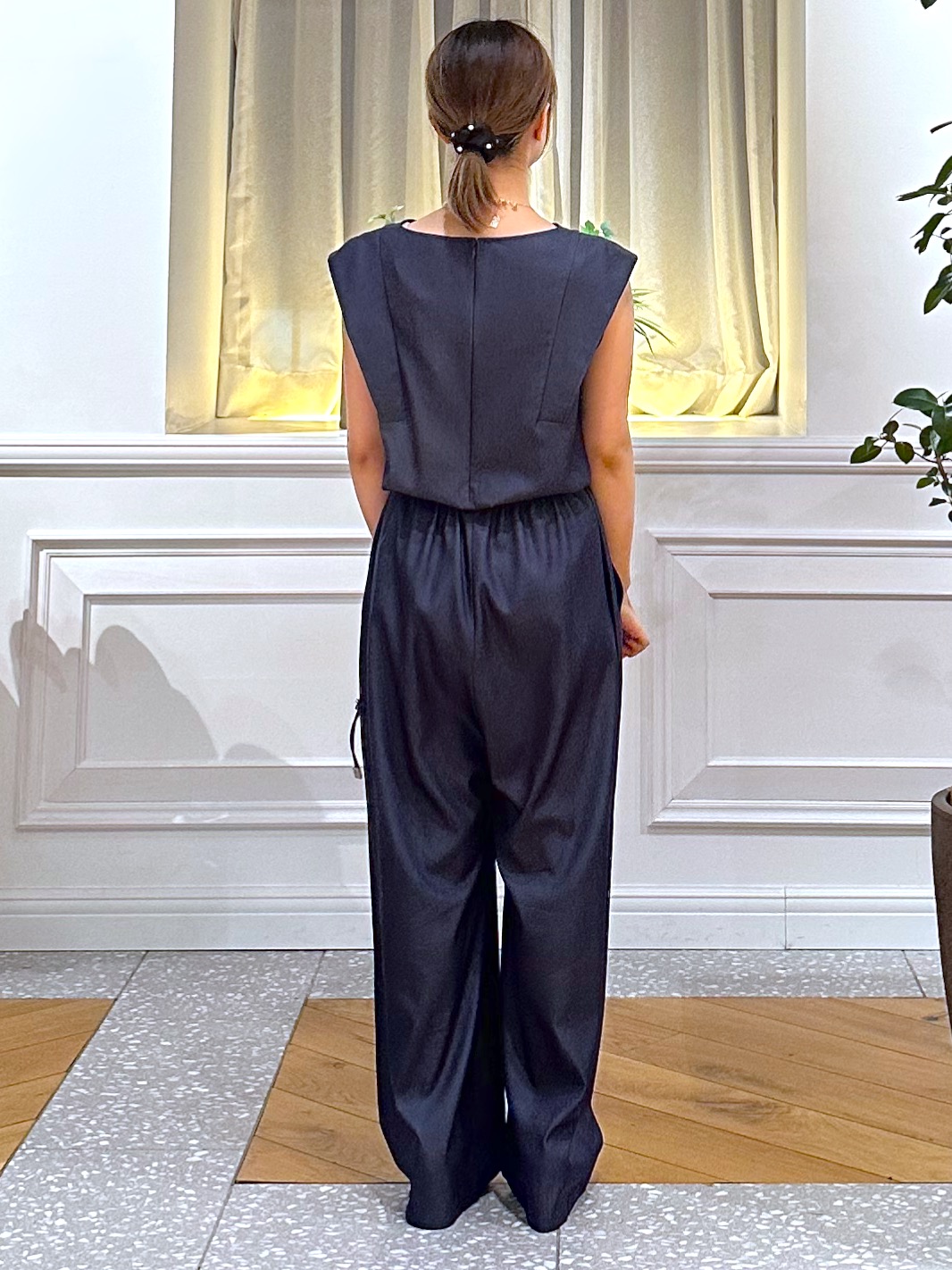 なべこさんの「DRESSTERIOR｜◆【ウォッシャブル】フレンチスリーブ コンビネゾン」を使ったコーディネート
