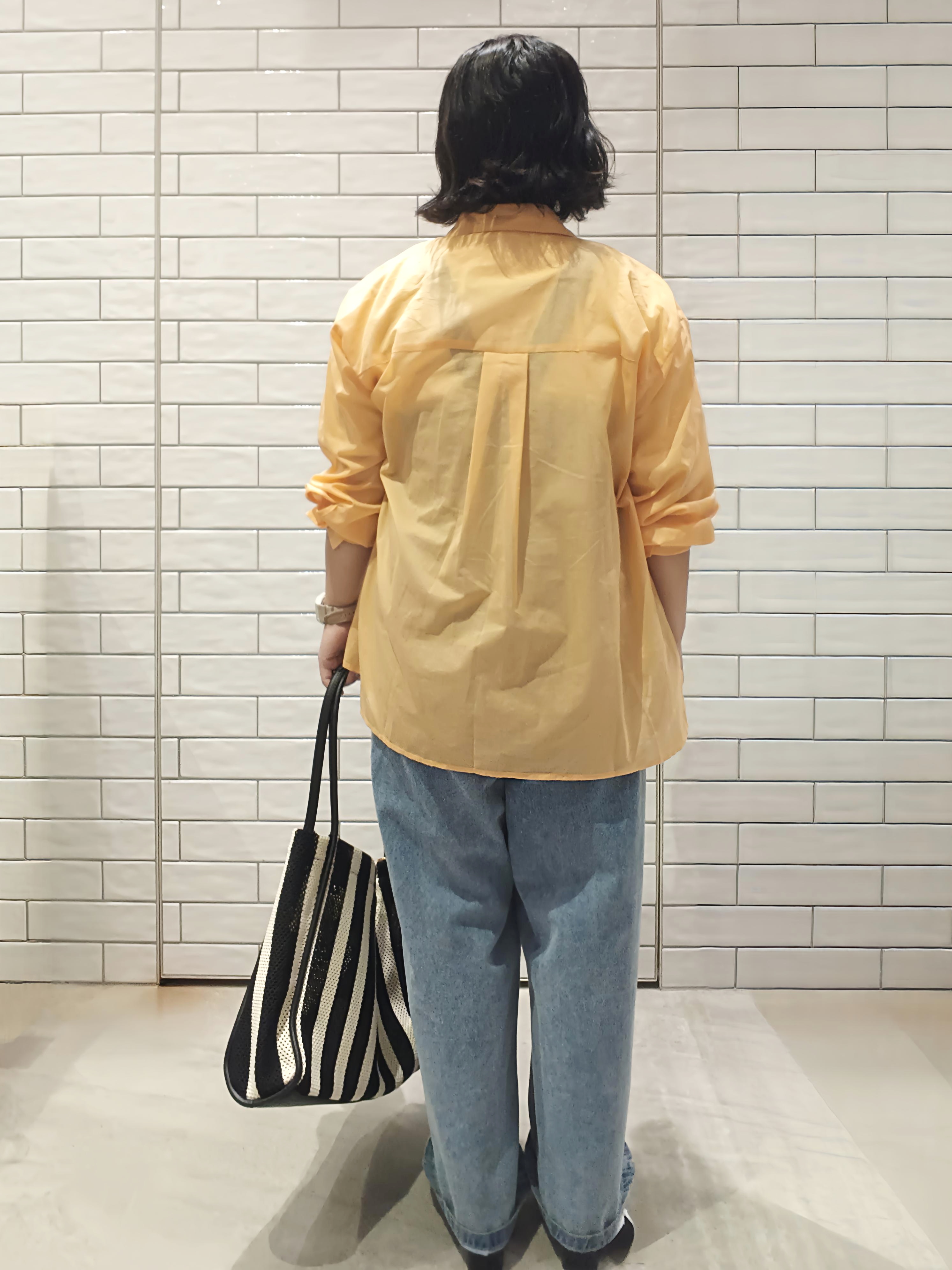 かなこさんの「OPAQUE.CLIP｜シアーローンシャツ【洗濯機OK】」を使ったコーディネート