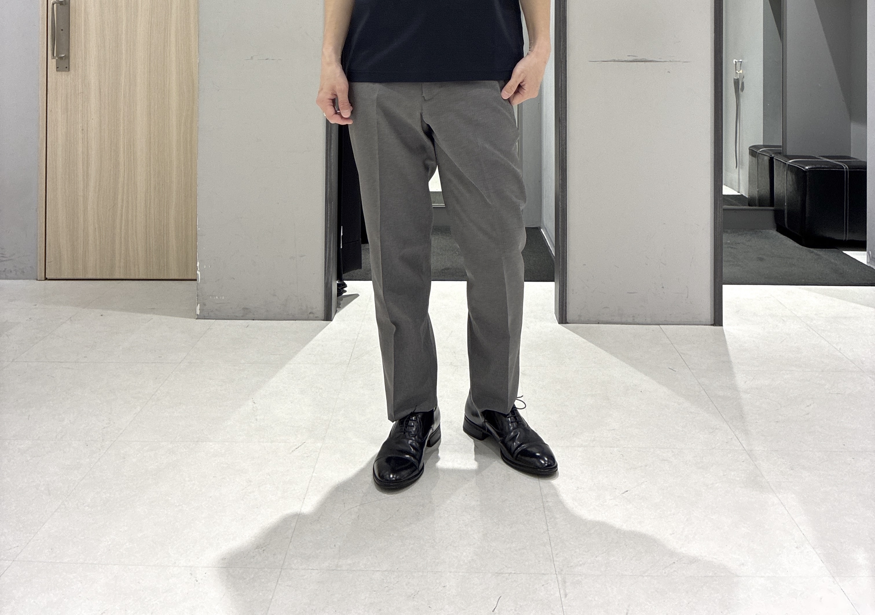 わいずみさんの「TAKEO KIKUCHI｜【抗菌防臭】COOL DOTS（R）ドビープリント ジャケット」を使ったコーディネート